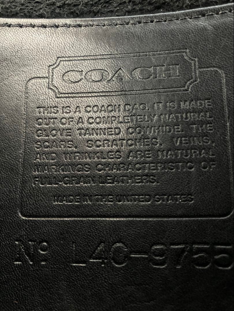 OLD COACH Shoulder Bag Black