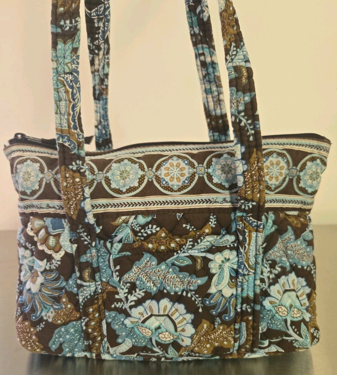 Vera Bradley Handbag Java Blue. Retired.