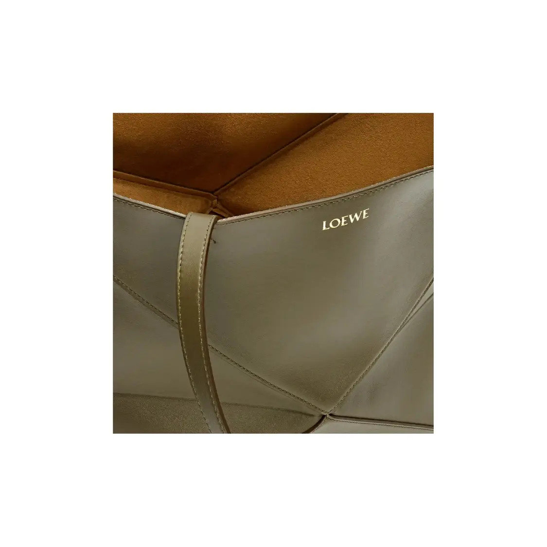 LOEWE Puzzle Fold Tote Bag Handbag Medium Women’s 10×5.7×12.4 in