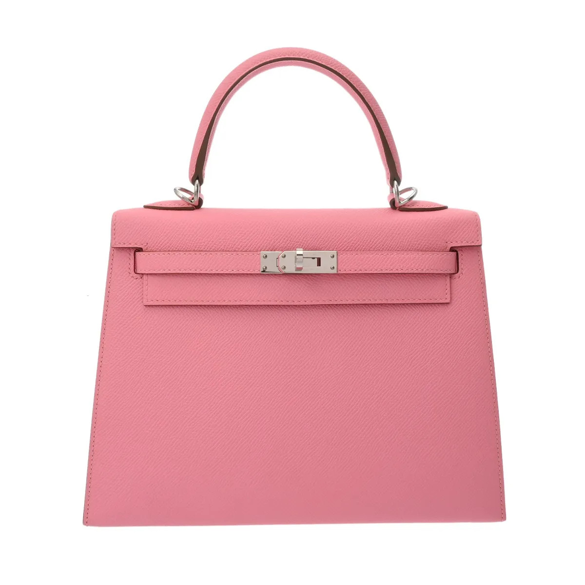 Hermes Kelly Handbag Epsom Leather Pink #WB5372