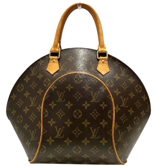 Louis Vuitton Ellipse MM Monogram Handbag M51126 Brown Top Handle Bag LV