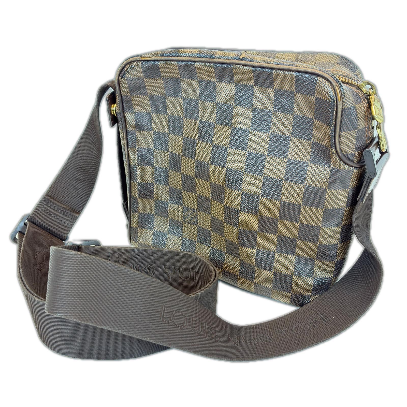 LOUIS VUITTON Olaf PM Shoulder Bag N41442 Damier canvas Brown