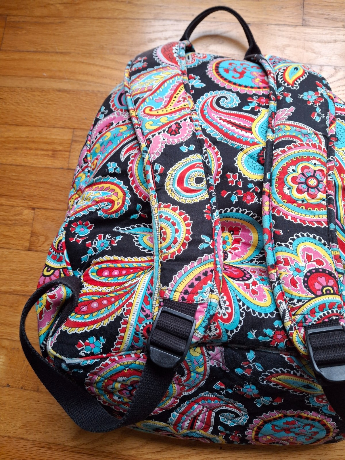 Vera Bradley Campus Backpack Quilted Parisian Paisley School Work Backpack