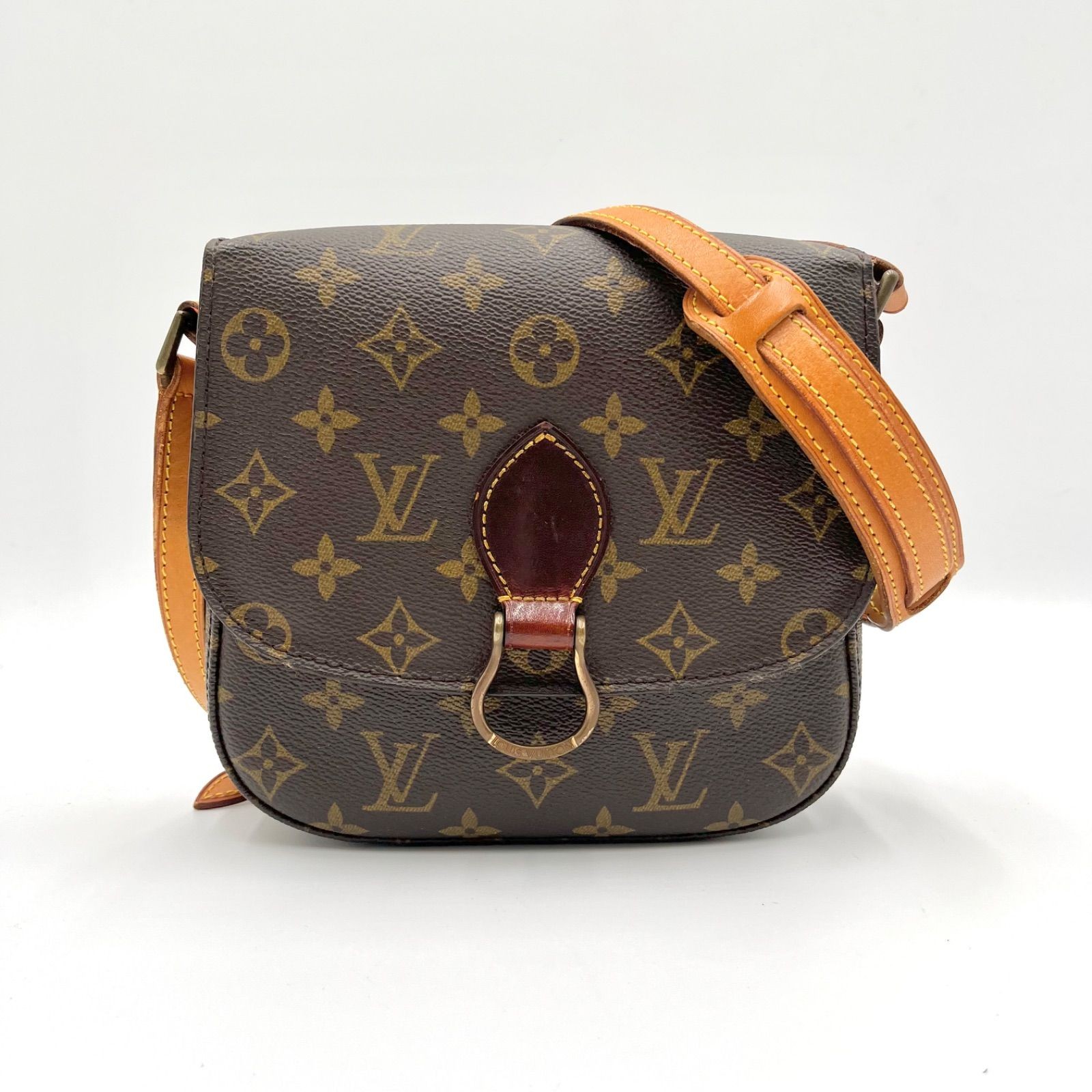Auth LOUIS VUITTON Monogram Saint-Cloud GM Shoulder Bag M51242 2Y9492