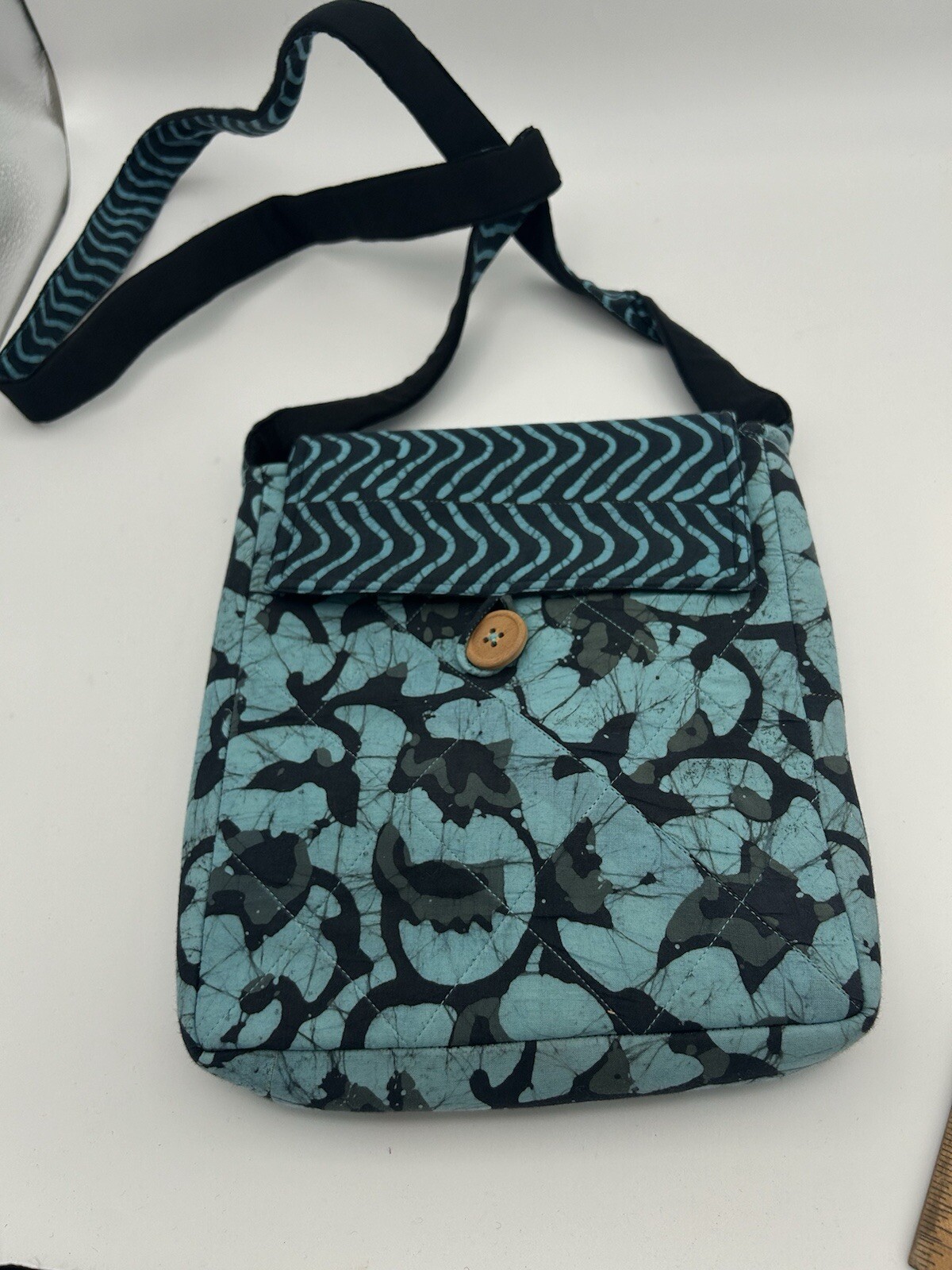 Crossbody Bag 100% Organic Cotton Handmade Hand Block Ink Bohemian Made In India