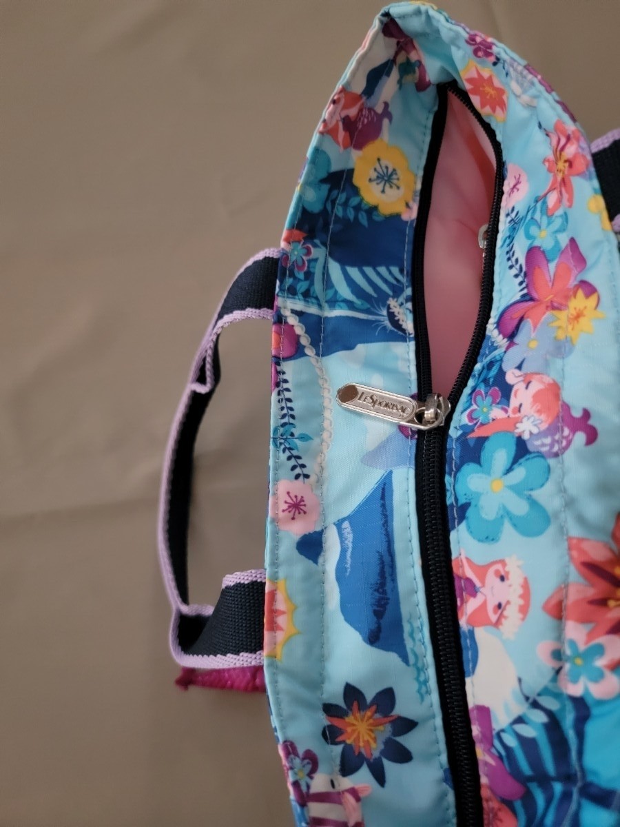 Le Sportsac Disney It’s a Small World Tahitian Dream Mermaid Tote Bag Blue