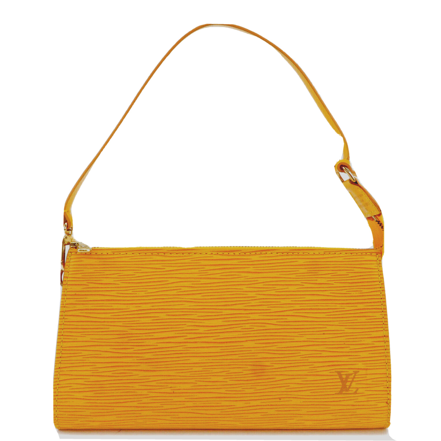 Louis Vuitton Epi Pochette Accessoires Pouch Tassili Yellow M52959 Auth Used