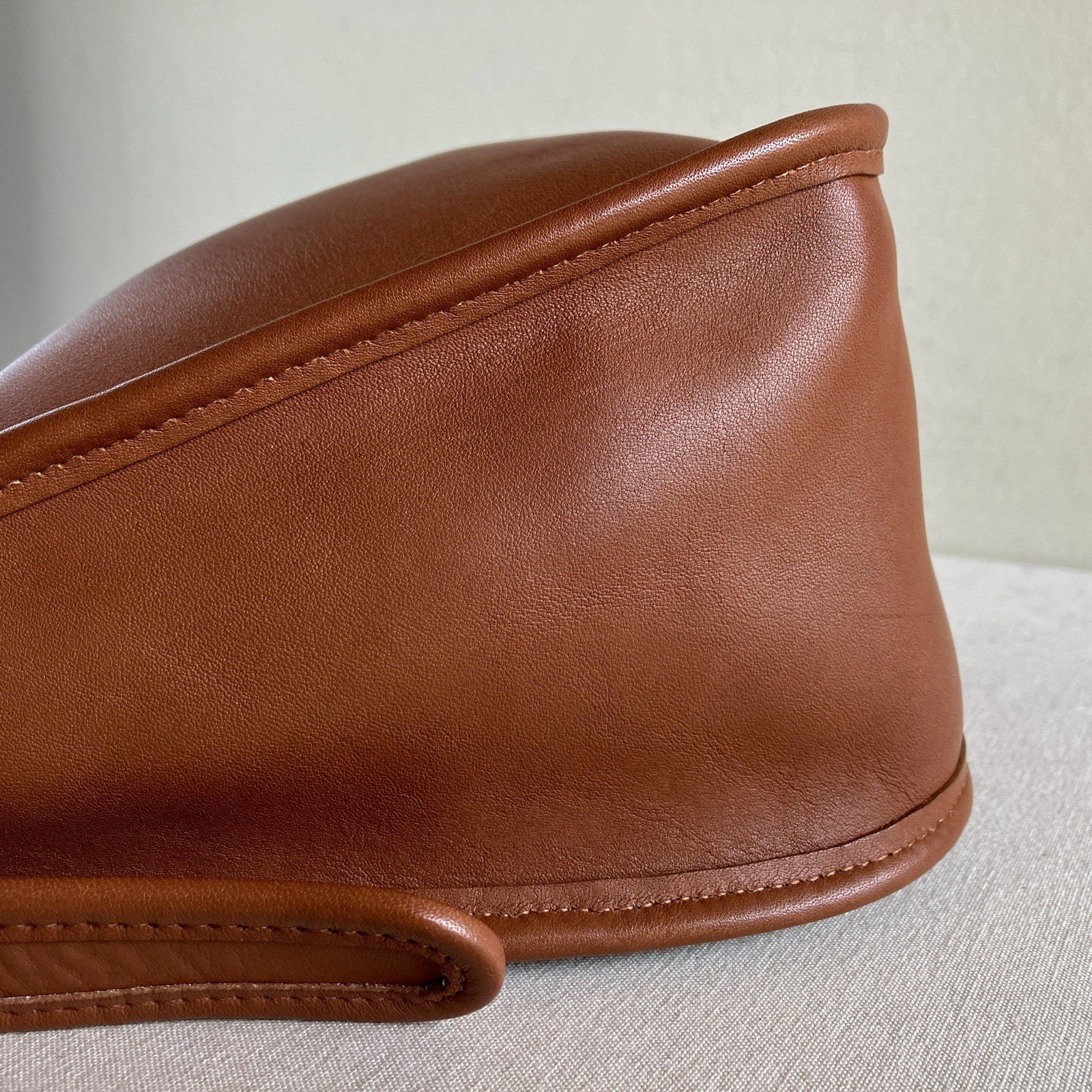 Vintage Coach Janice’s Legacy 9950 British Tan Brown Leather Shoulder Bag USA