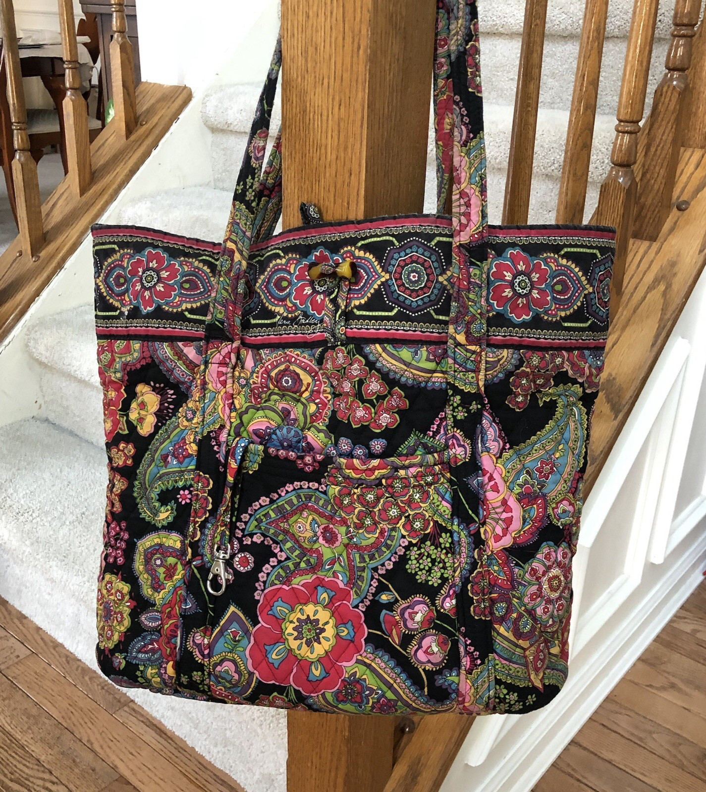 Vera Bradley Symphony In Hue Large Shoulder Bag Retired Pattern