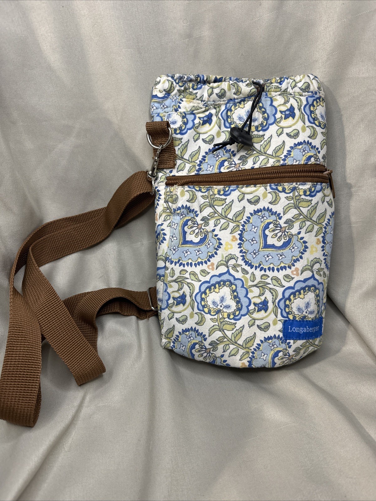 Longaberger Floral Fabric Insulated Crossbody Bag – New Without Tags