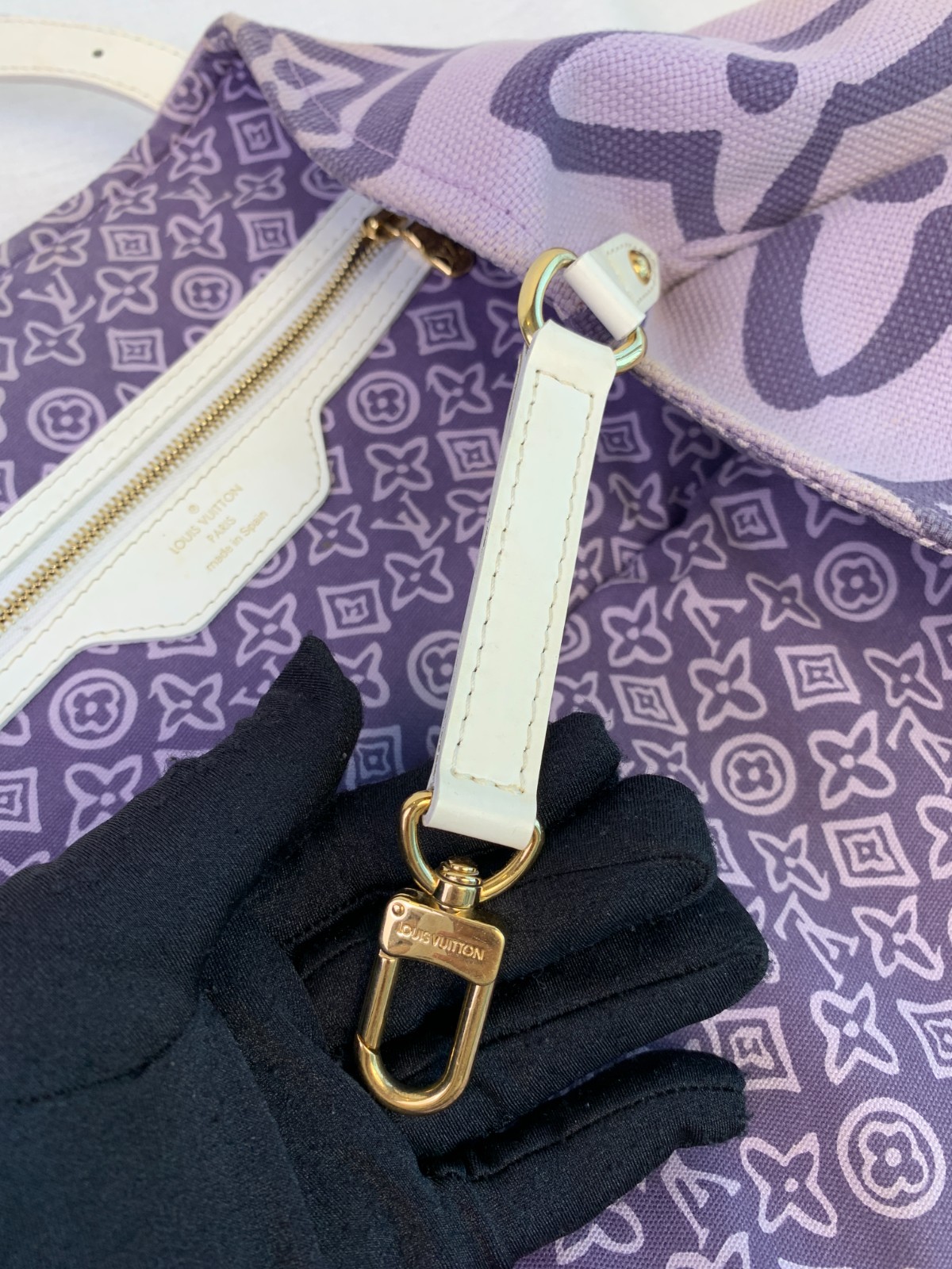 Louis Vuitton Purple Giant Monogram Canvas Tote Bag/AR06223017/3017