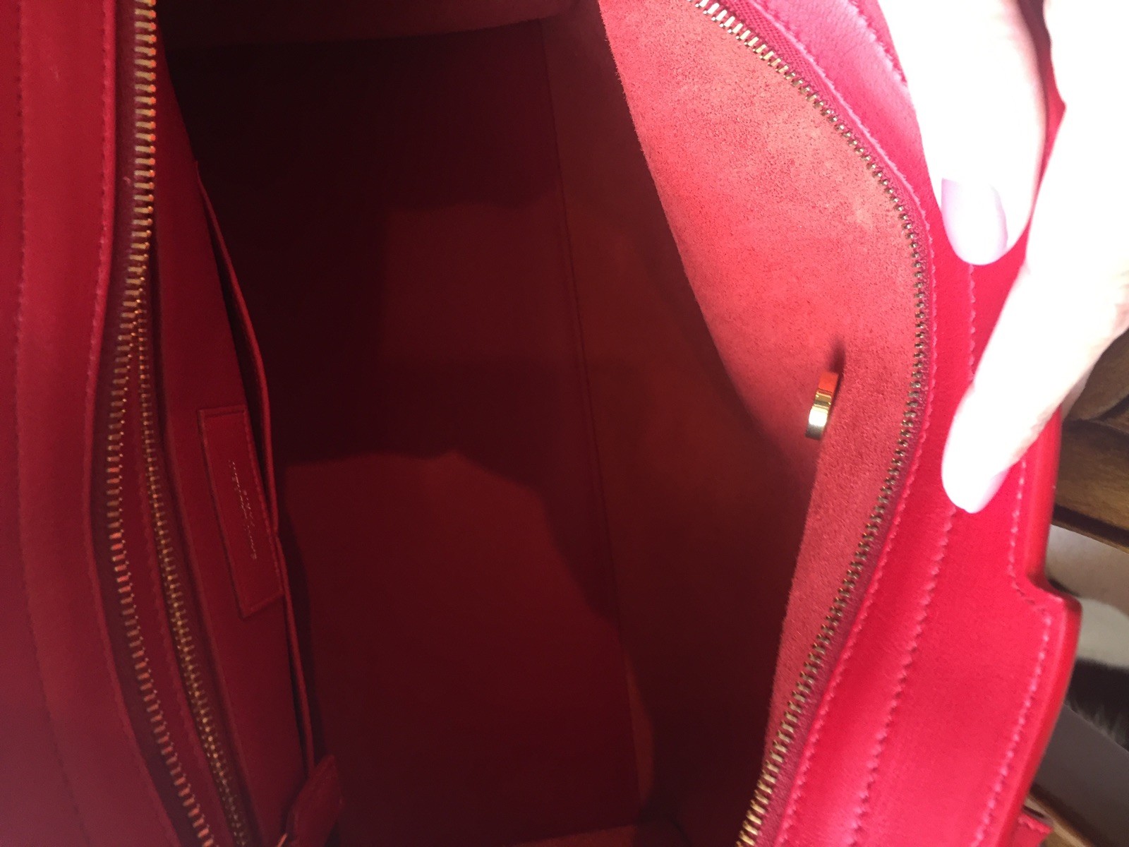 Yves Saint Laurent Red Ligne Y Satchel NWT