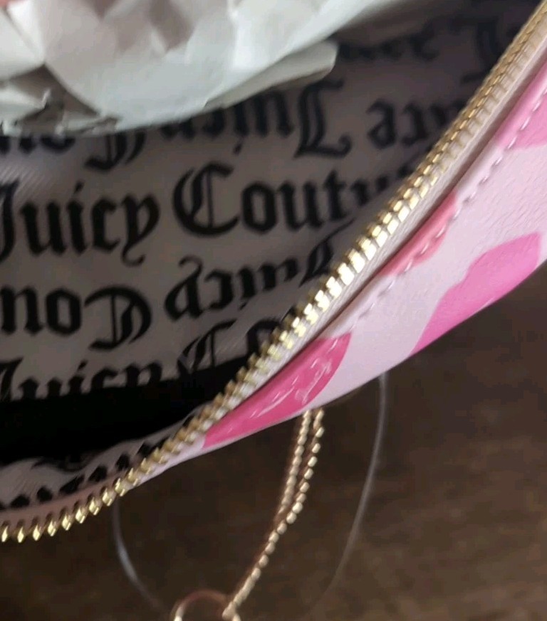 Juicy Couture Sealed With A Kiss Backpack Light Pink With Lips NWT!