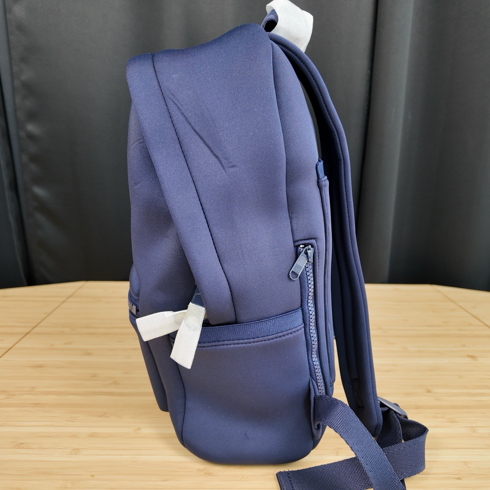 Dagne Dover Dakota Neoprene Backpack Medium Navy Blue Travel Laptop Bag