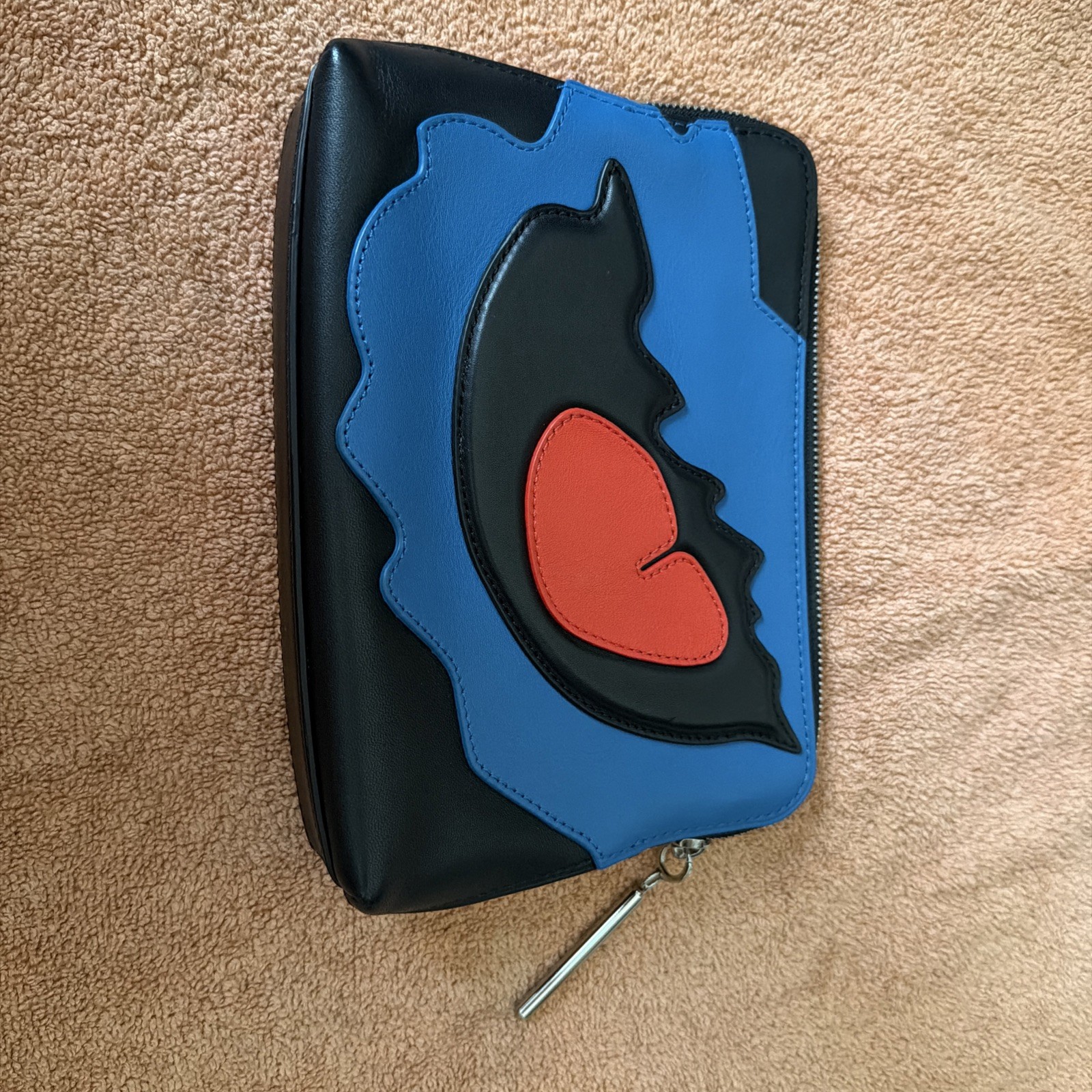 SELECTION SHW 3.1 Phillip Lim Pouch Calfskin Leather Black Blue Red