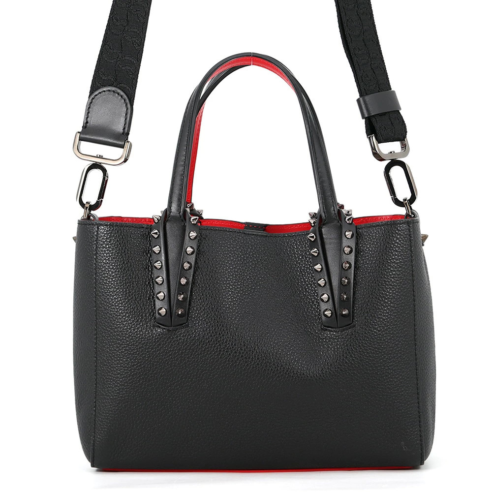 Christian Louboutin Cabata Mini Studs 1255049 Shoulder Bag Leather #TZB2453