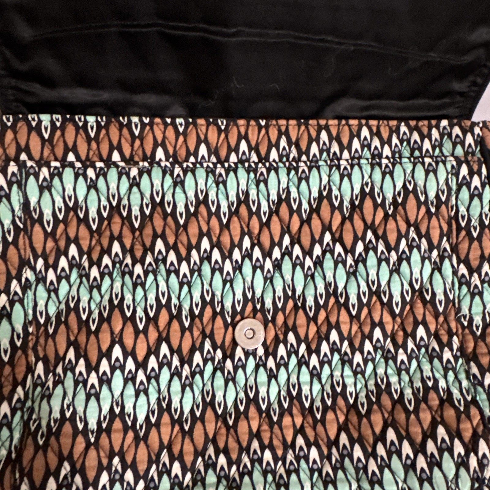VERA BRADLEY RETIRED PATTERN SIERRA STREAM MAILBAG Back Pack EUC