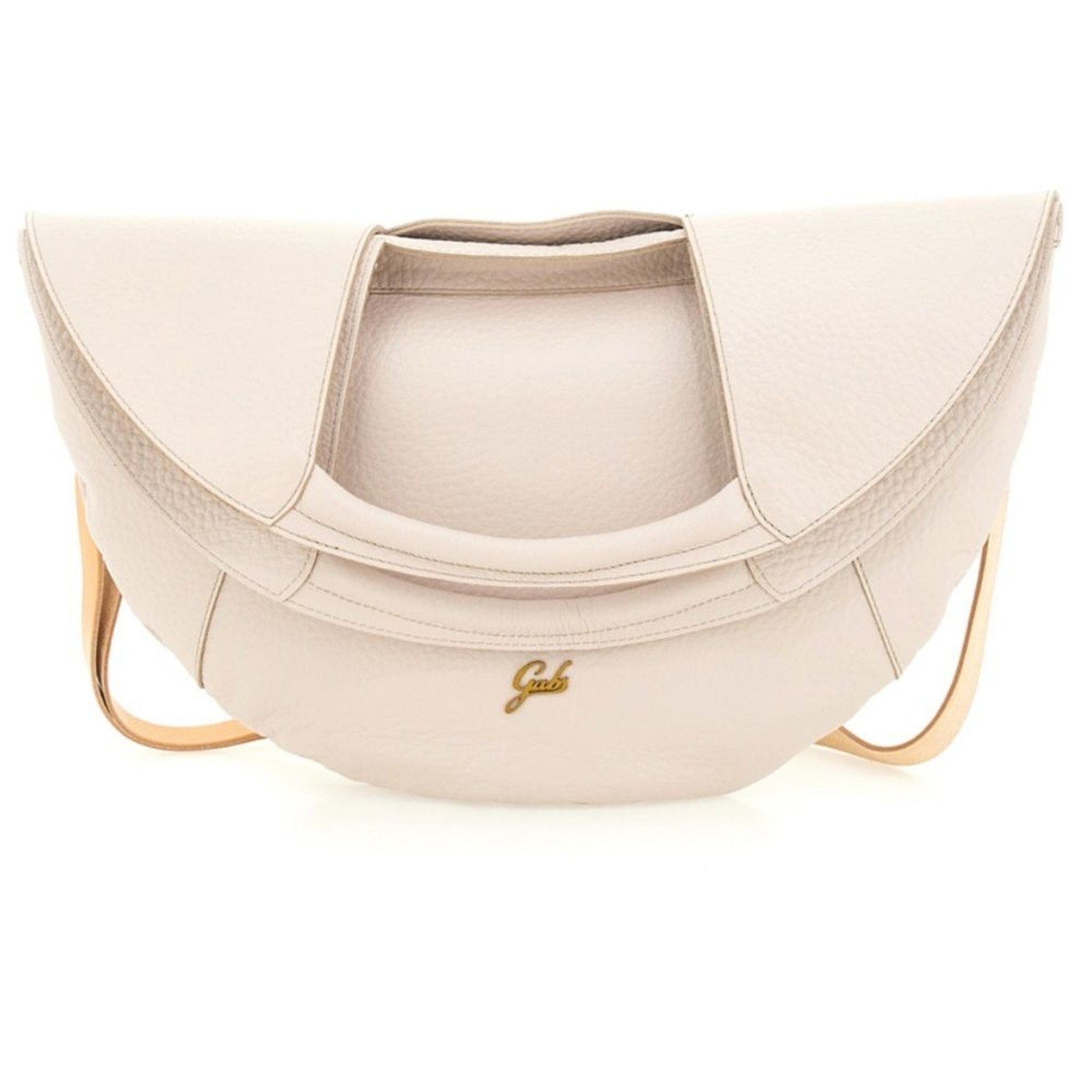 Gabs Round YUMA shoulder bag Conchiglia matte leather NWT
