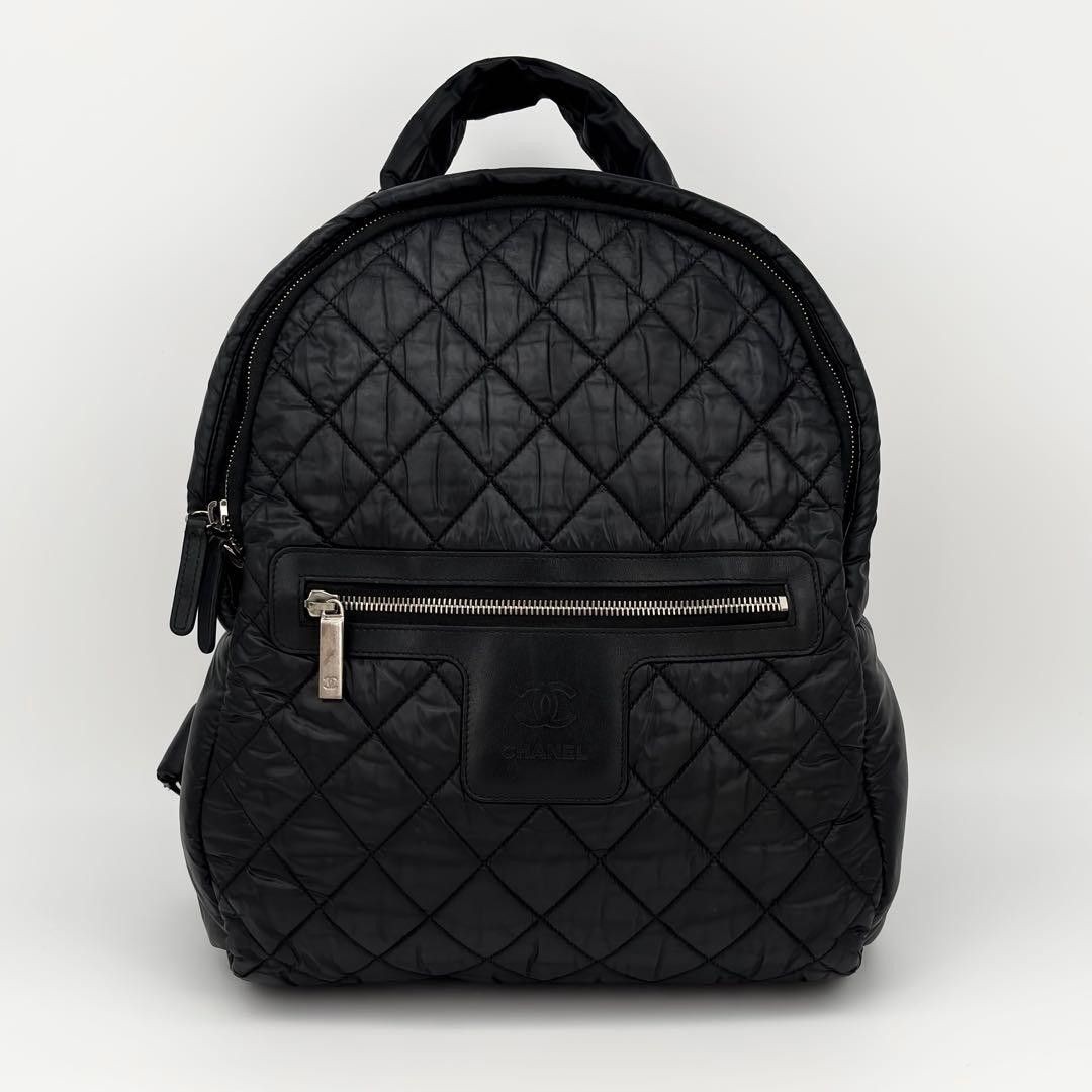 CHANEL Bag: Coco Cocoon Backpack Black W29H35D12cm w/ card;
