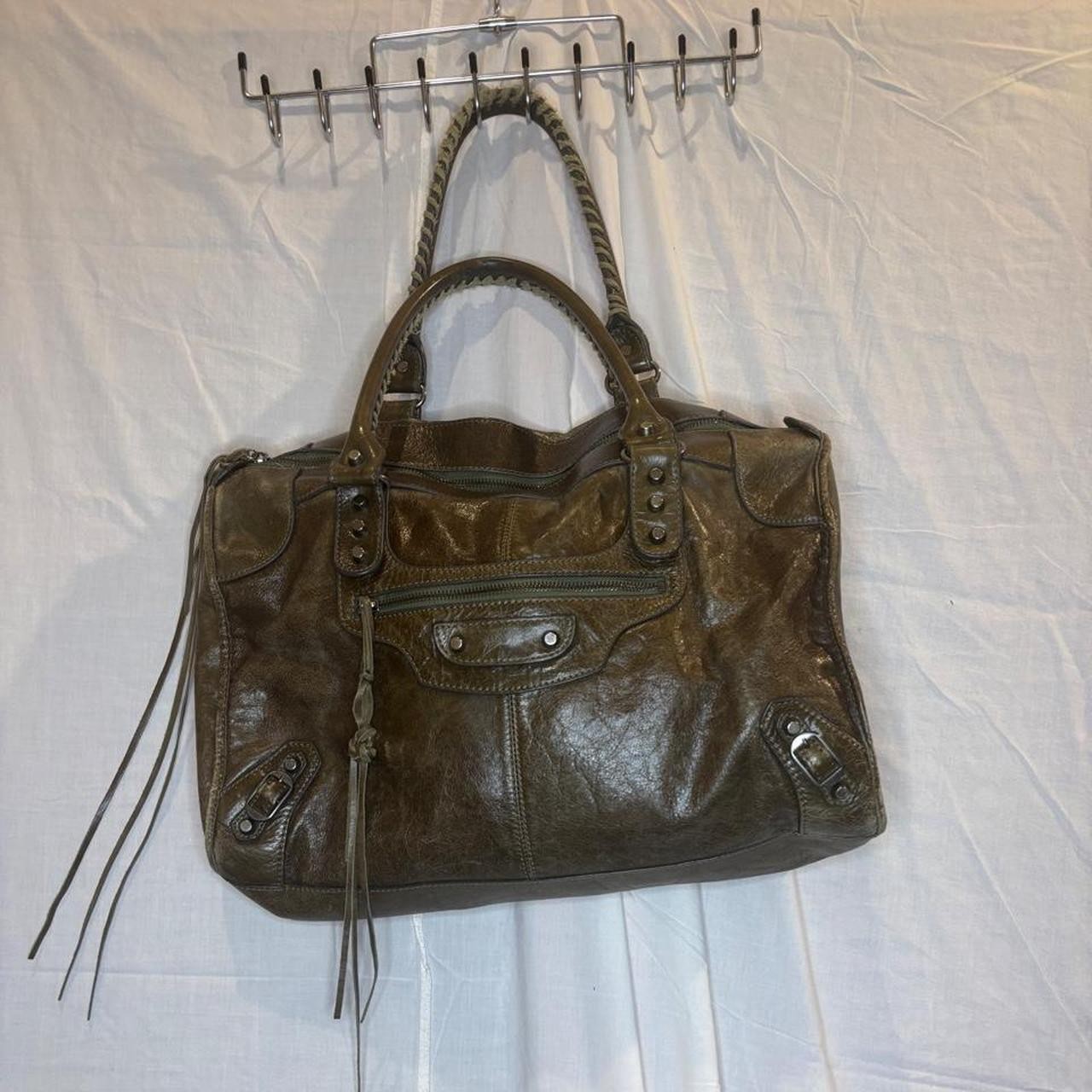 VINTAGE OLIVE BALENCIAGA CITY BAG