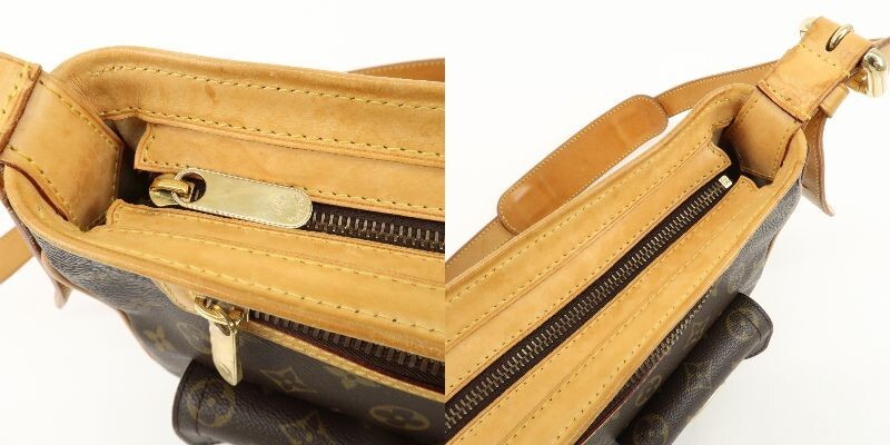 Louis Vuitton Monogram Hudson GM Shoulder Bag Brown M40045 Auth Used