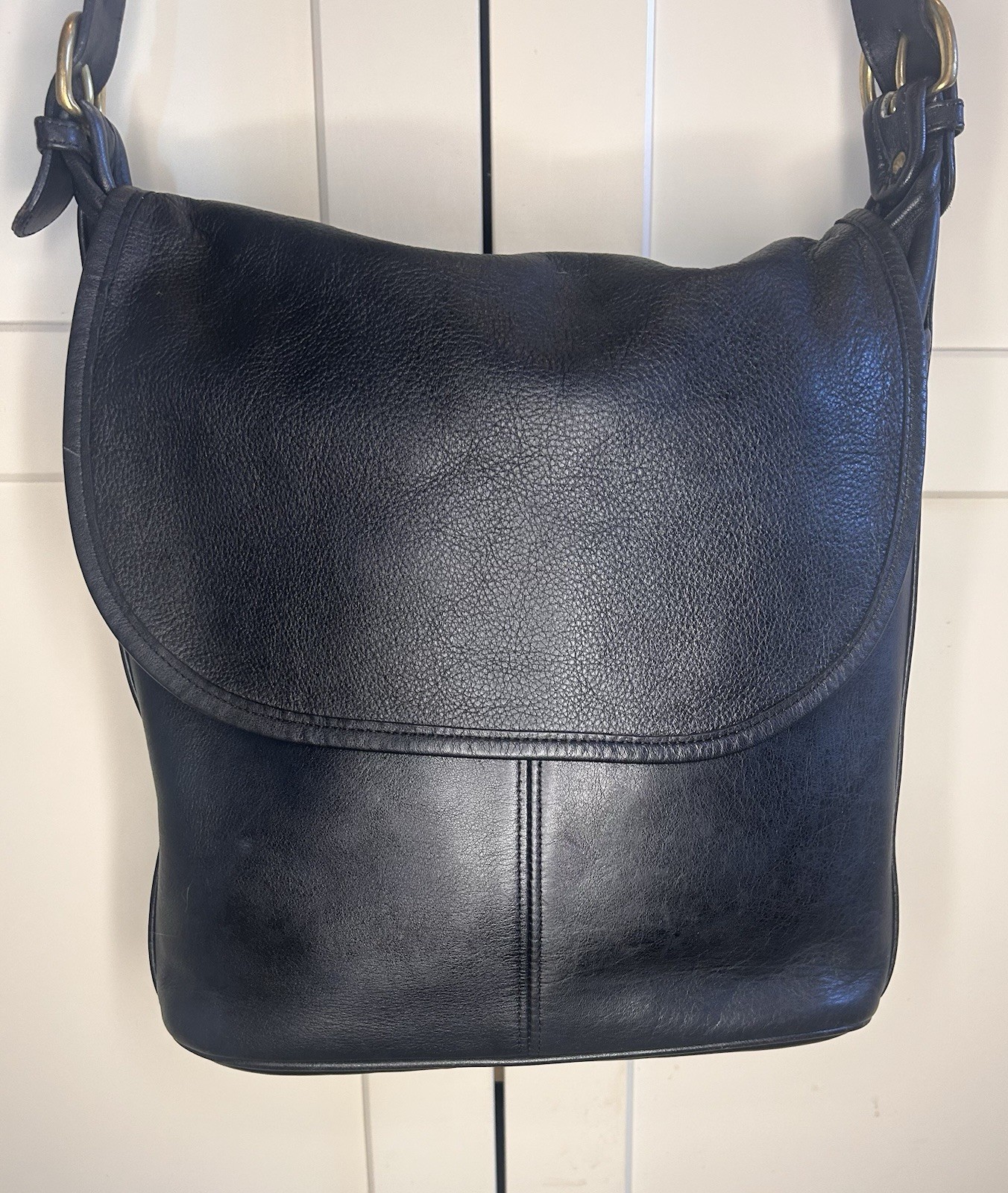 Authentic Coach Vintage 4115 Black Whitney Legacy Leather Crossbody Bag Purse