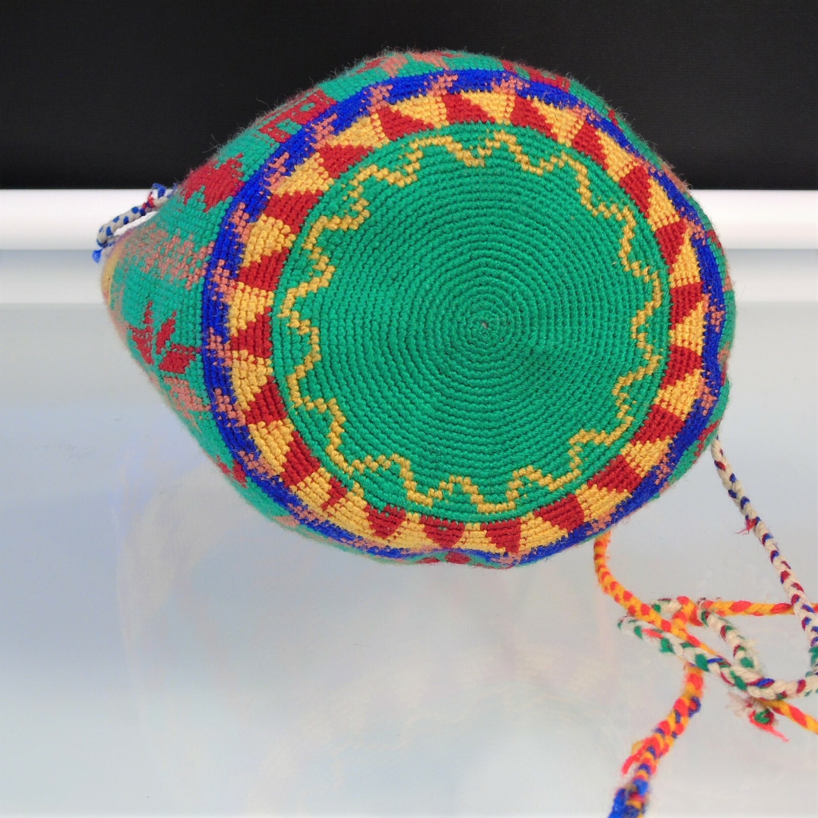 Woven Bag Hippie Boho Crossbody Colorful Bucket Purse