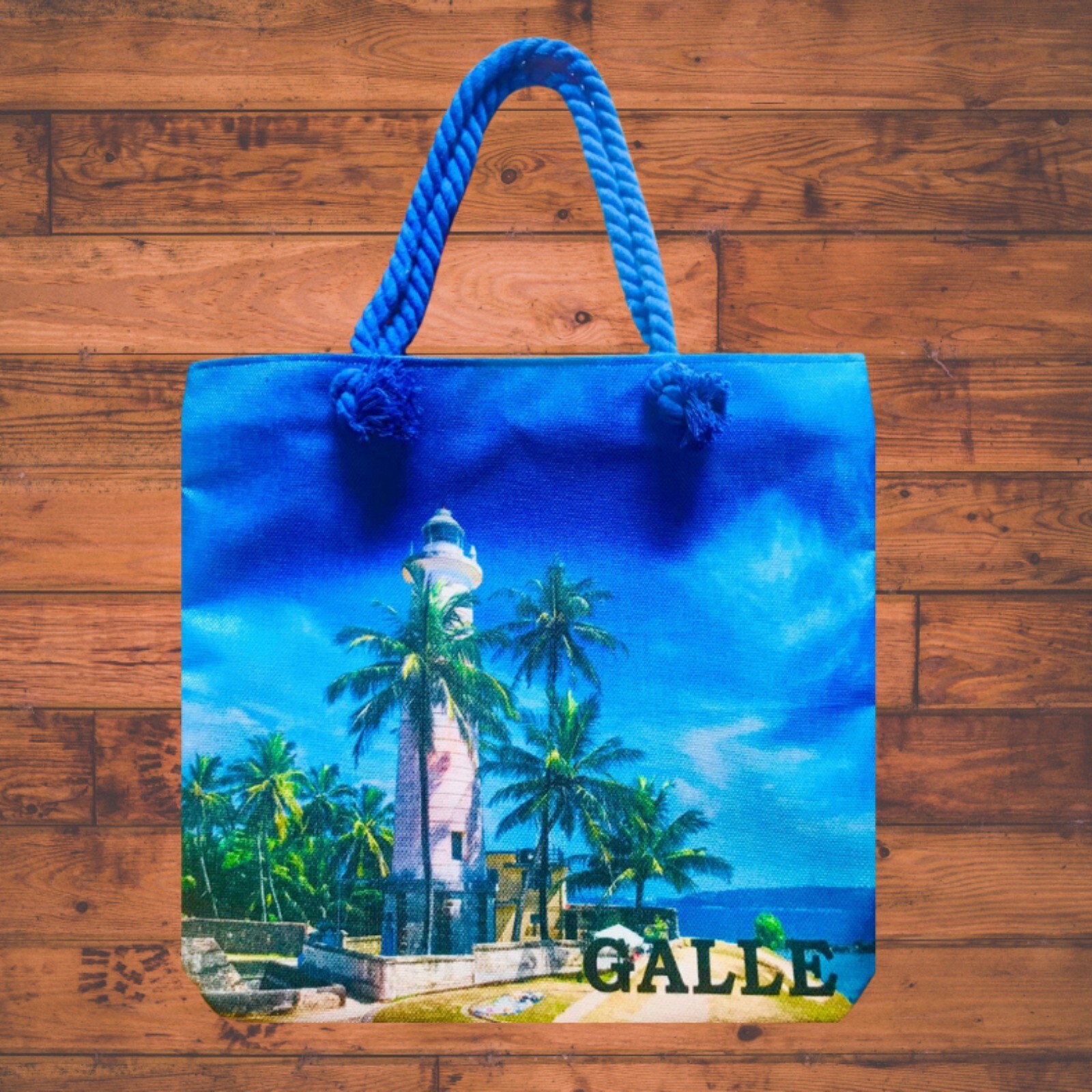 Spacious handmade beach tote bags with stunning prints of Sri Lanka