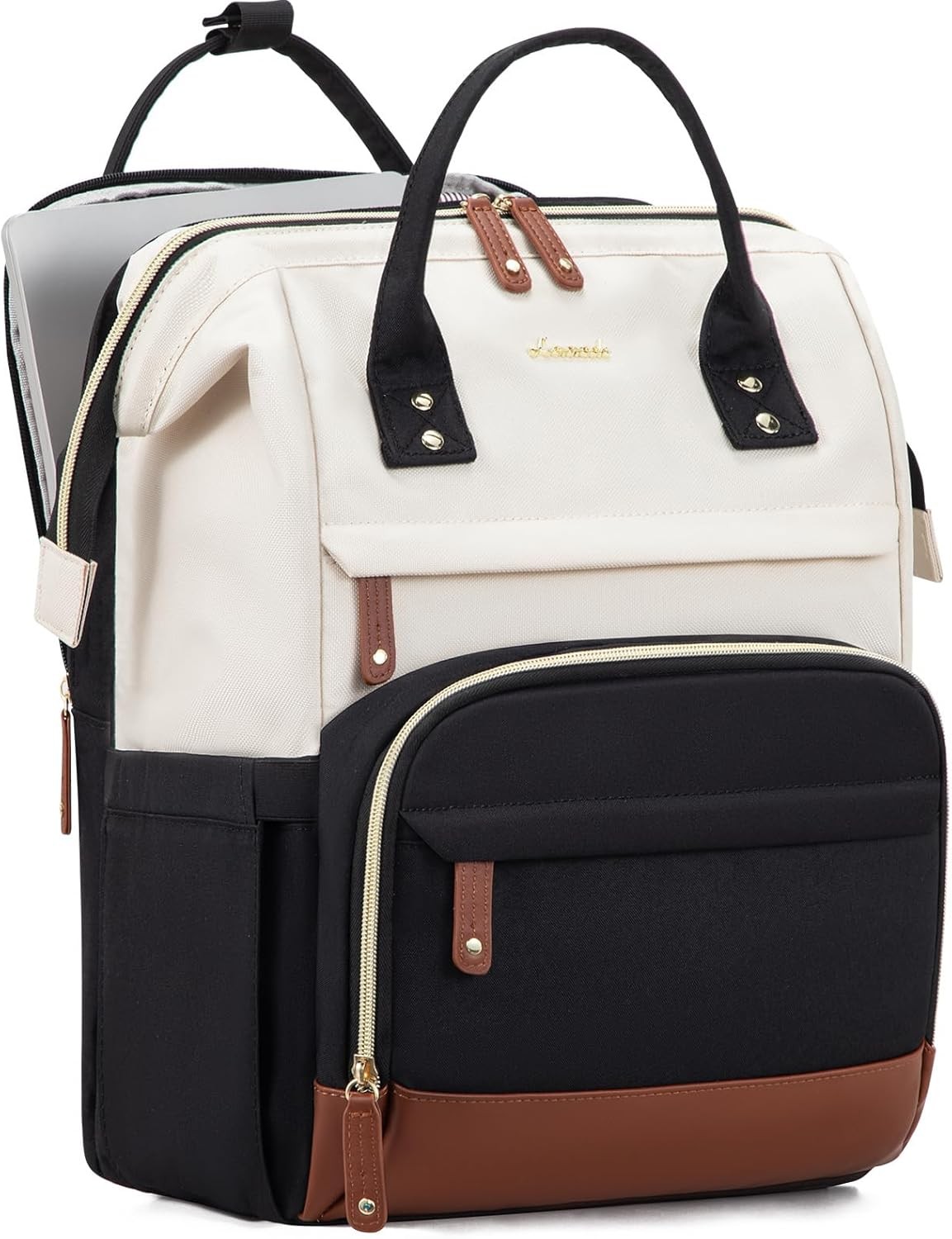 Laptop Backpack for Women, 18 Inch Work Business Backpacks Purse With Large Capa
