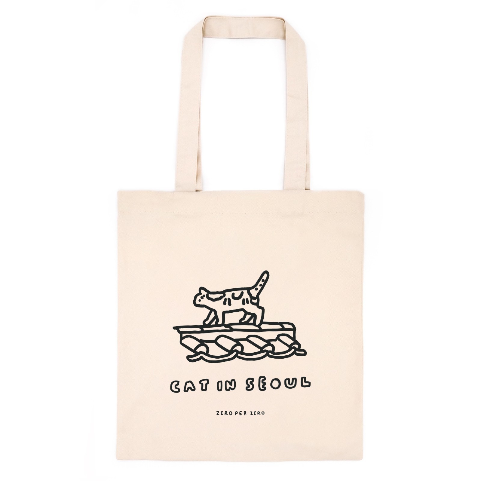 ZeroPerZero Premium Cotton Eco Tote Bag (36x39cm)
