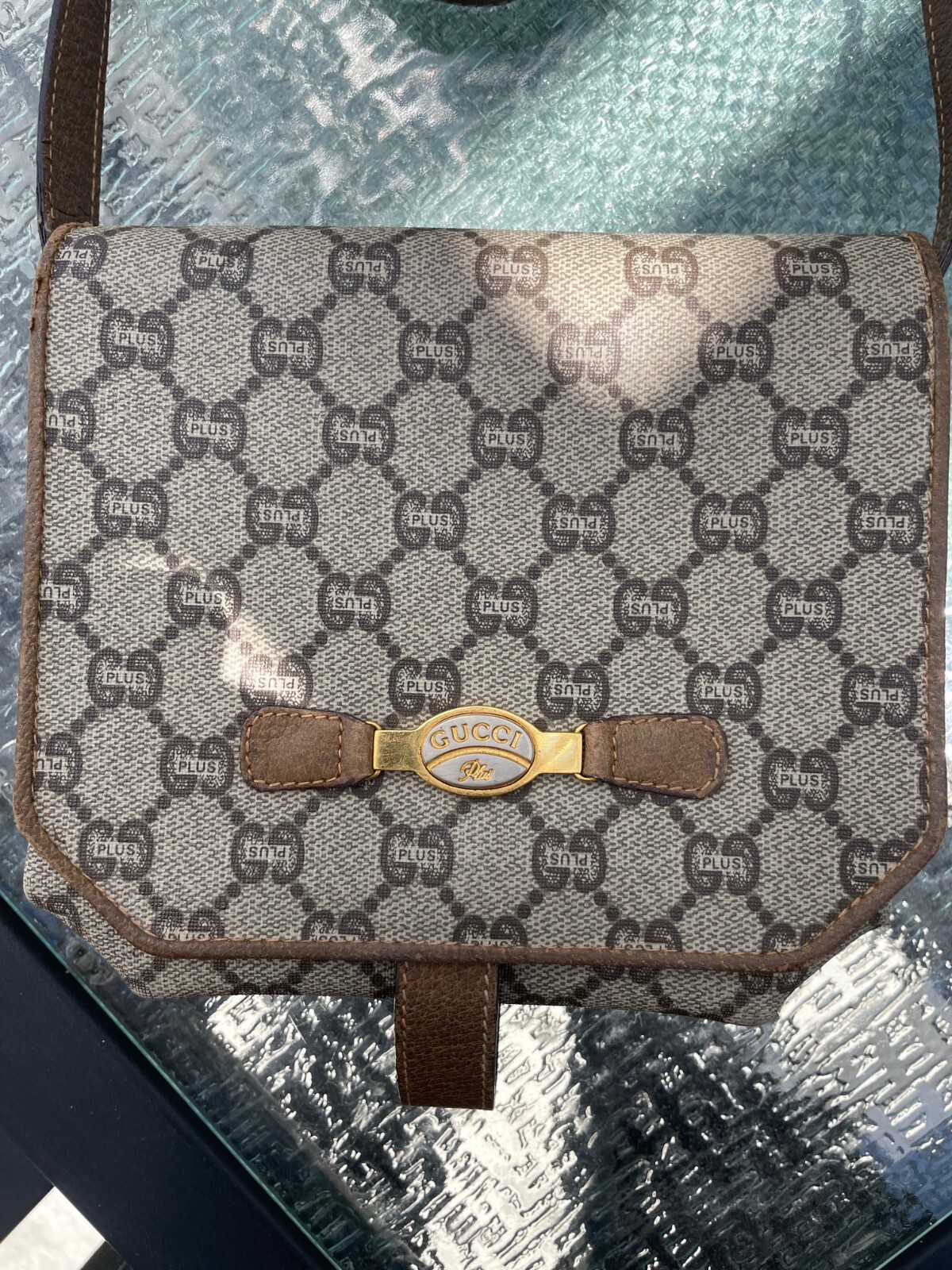 GUCCI PLUS CROSS BODY BAG PURSE RARE VINTAGE COLLECTORS