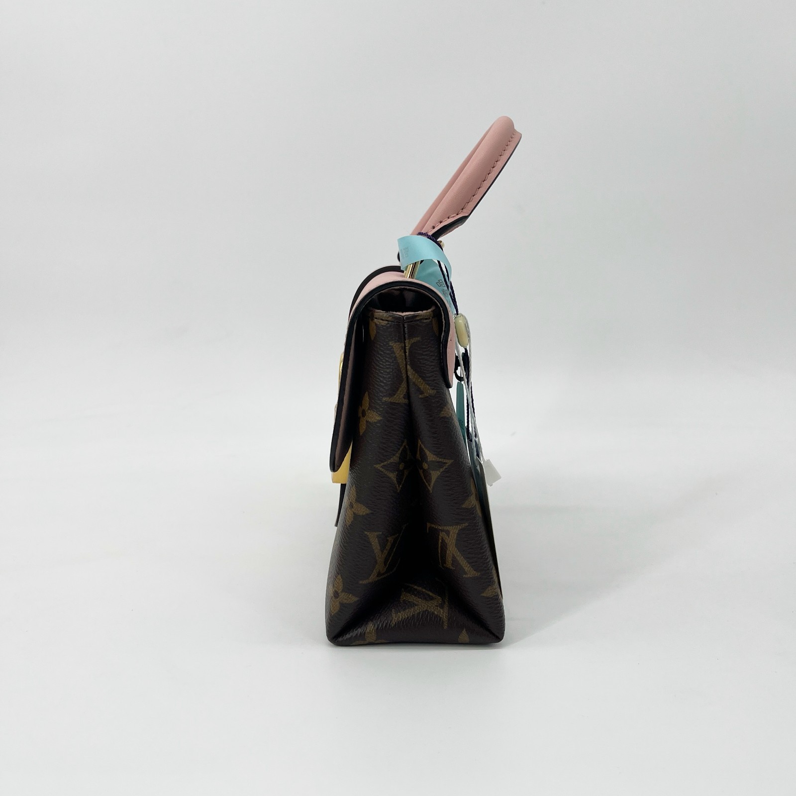 LV Louis Vuitton Monogram Locky BB Pink Small Shoulder Bag,Leather