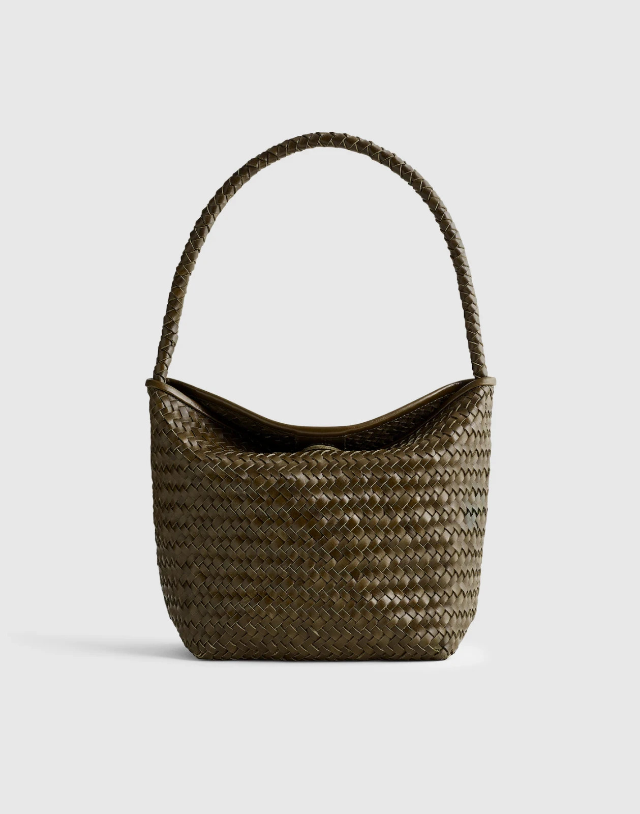 Madewell Women’s The Signature Woven Crossbody Bag – Faded Olive.