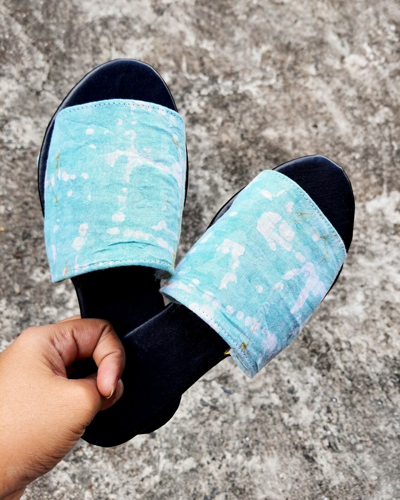 Hand made Sri Lankan BATIK Slippers Girls Only Outdoor Casual Sandals Ladies SLK