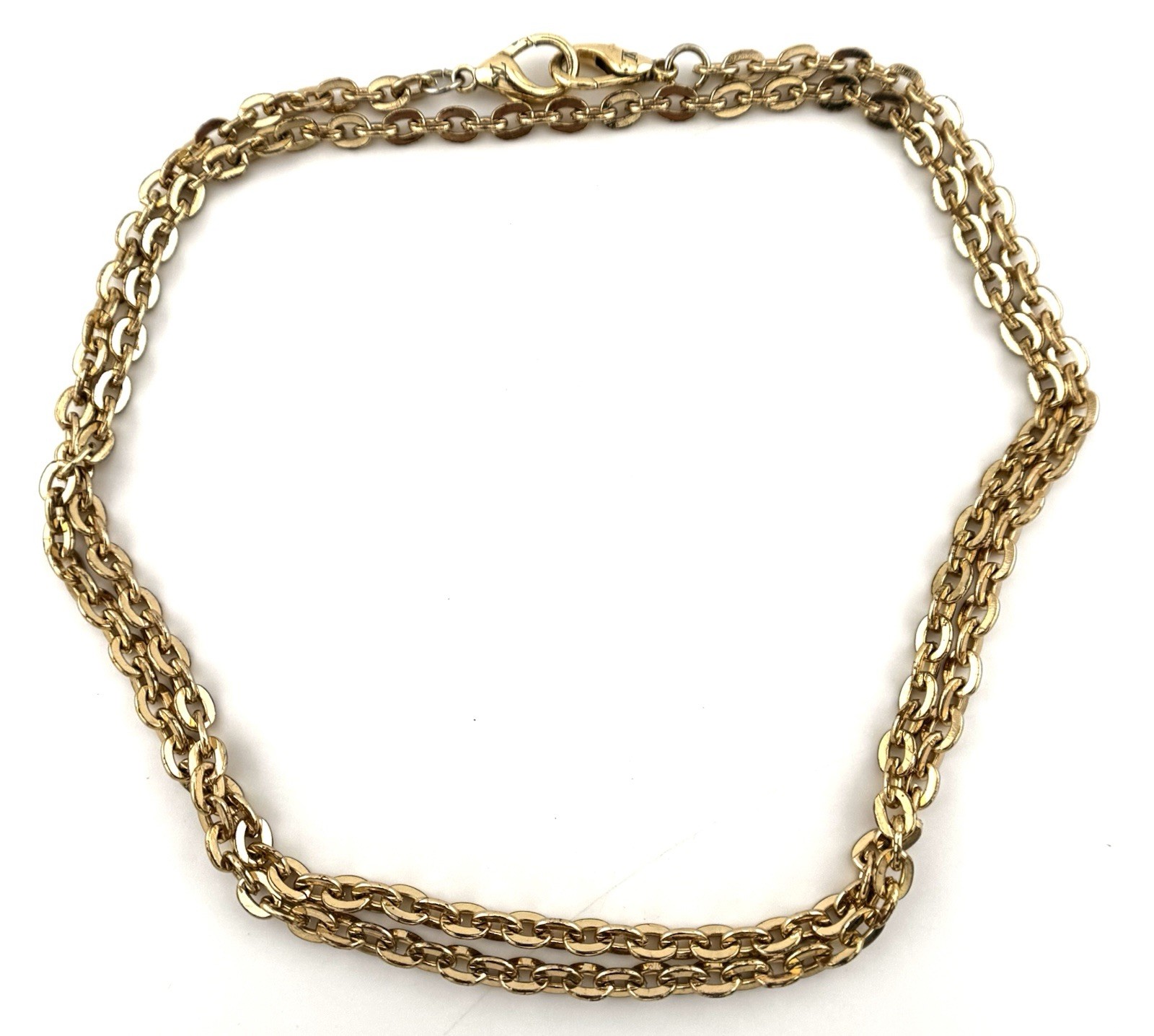 Louis Vuitton LV Gold Tone Chain Purse Bag Strap Handle 40″ Replacement