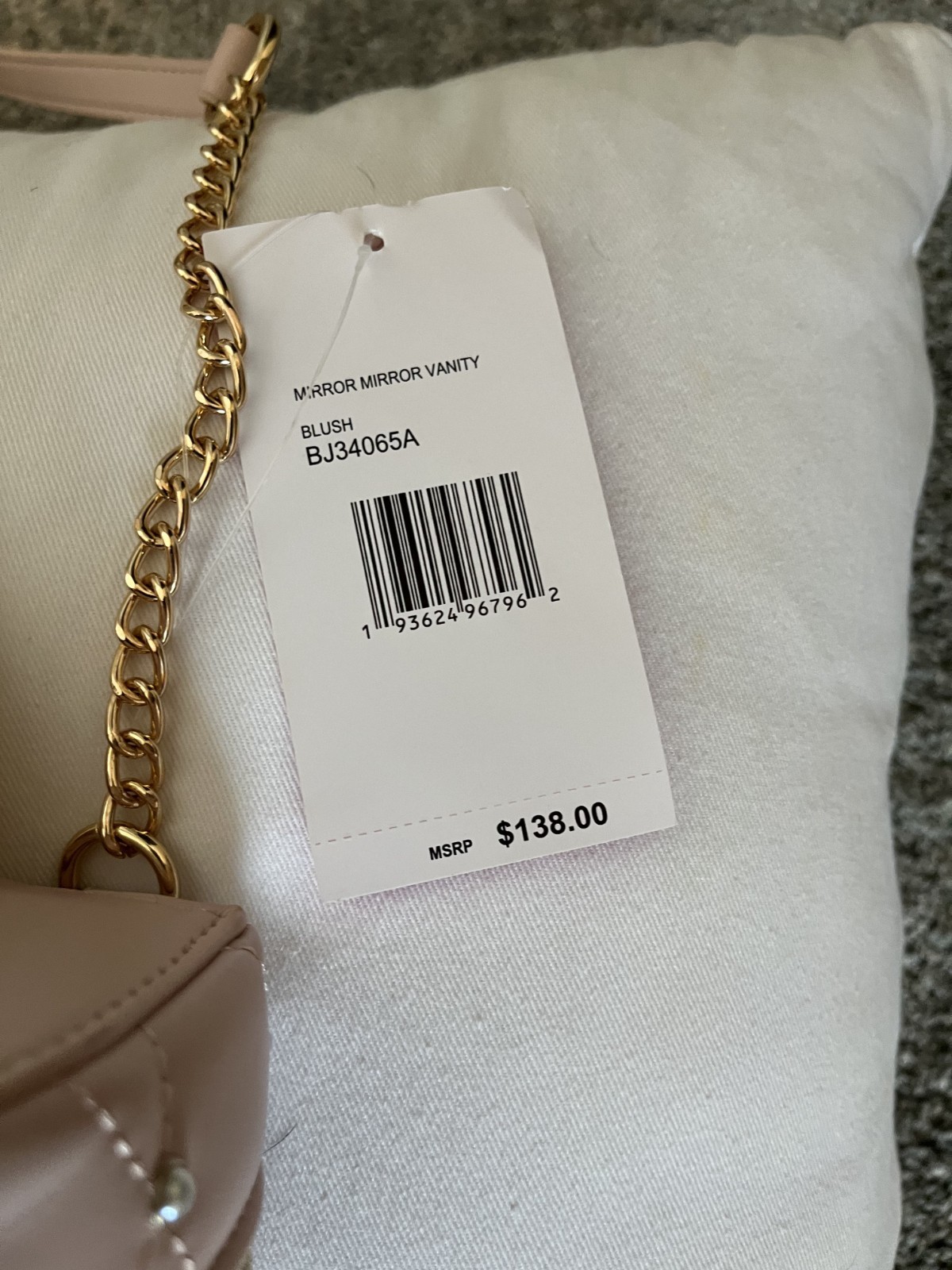 NWT Betsey Johnson Mirror Mirror Vanity Crossbody-Pink