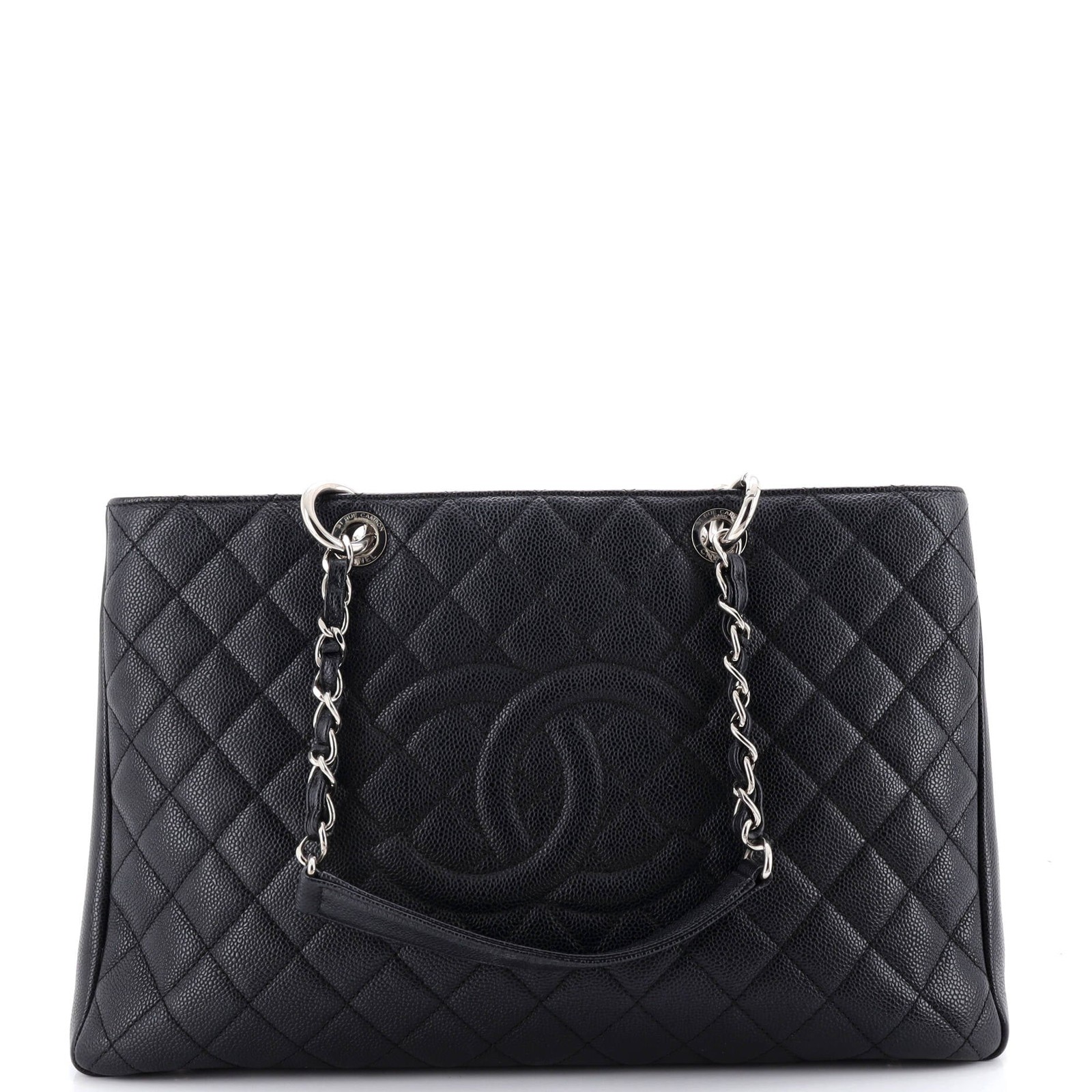 Chanel Grand Shopping Tote Quilted Caviar XL