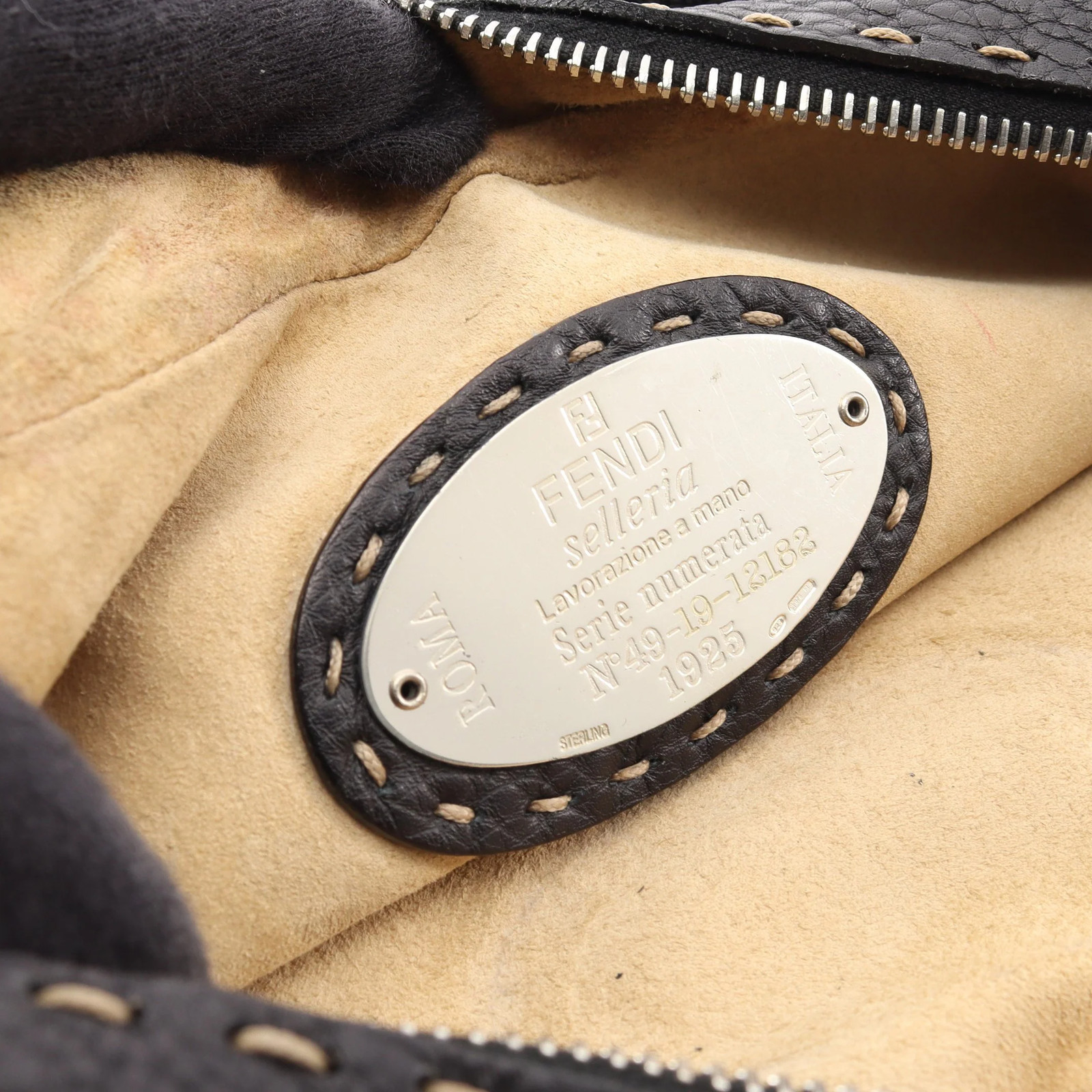 Fendi Shoulder Bag Black Leather #RCB13683