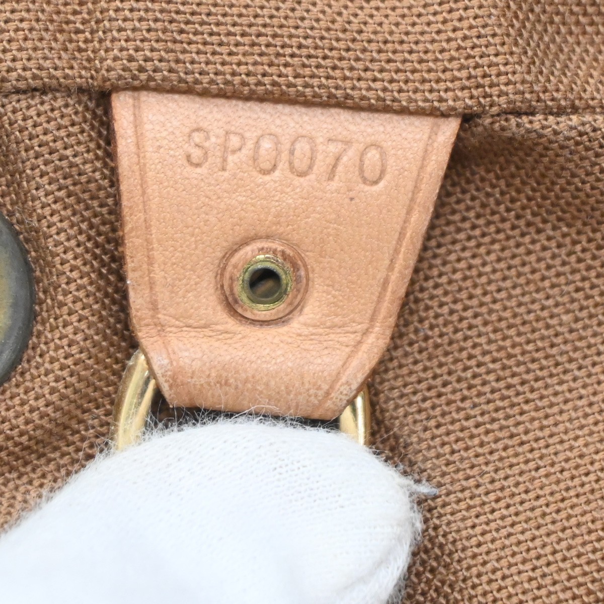 LOUIS VUITTON Montsouris MM Backpack Bag Monogram Leather Brown M51136 72SA234