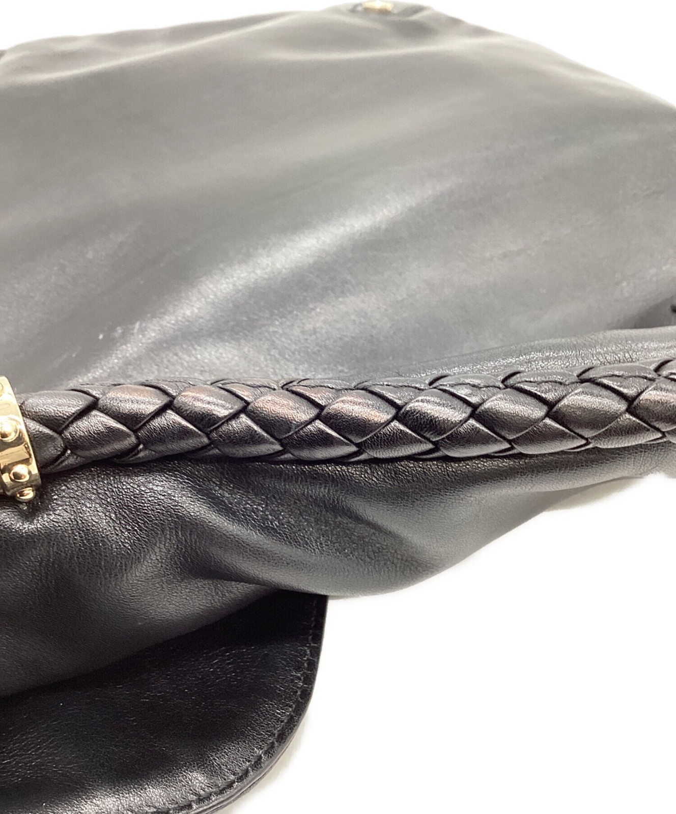 Gucci Women’s Interlocking One-Shoulder Bag Black 181092 Made in Italy Fast Ship