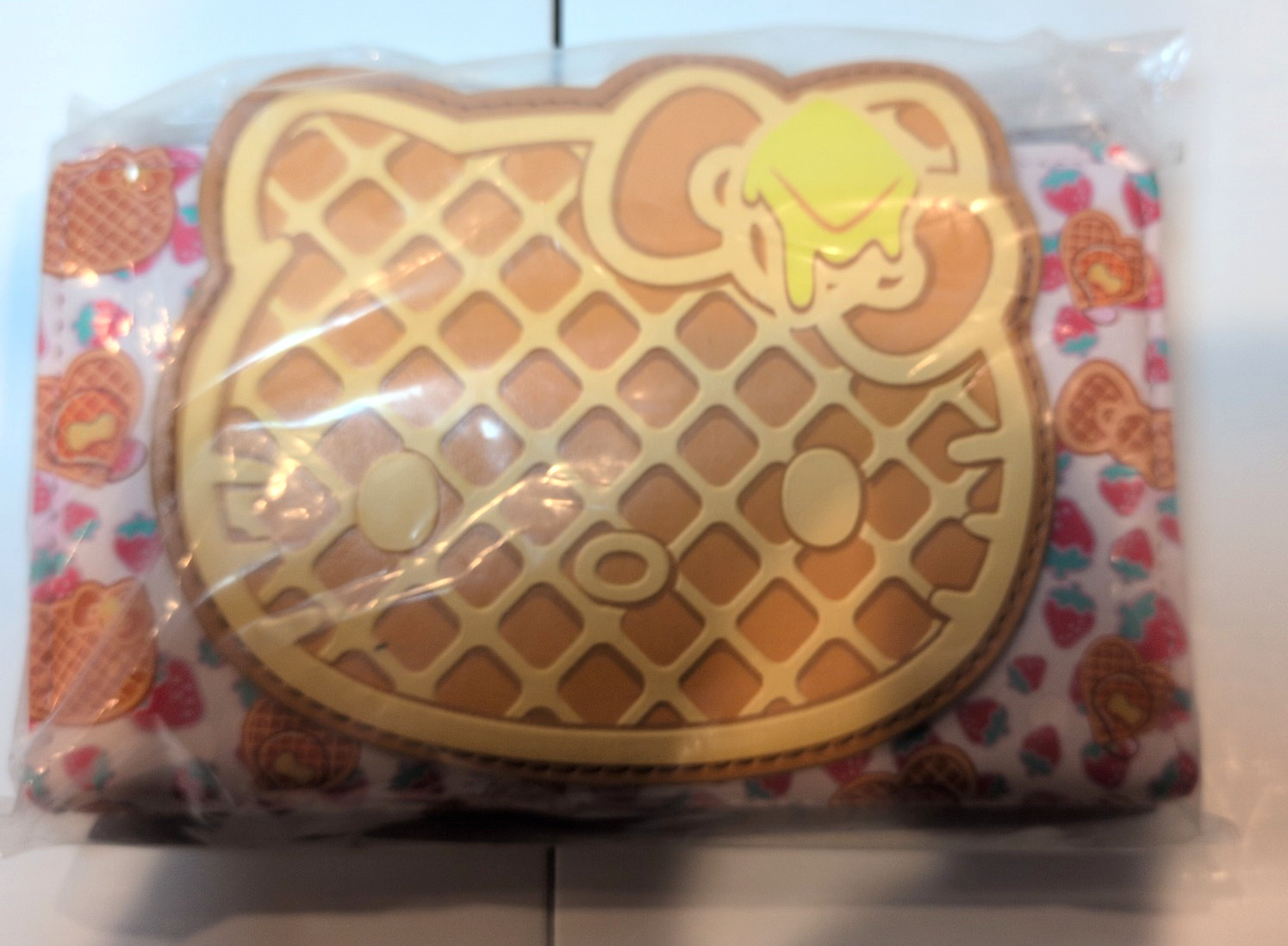 🧇 Loungefly Sanrio Hello Kitty Breakfast Waffle Mini Backpack + Wallet NWT