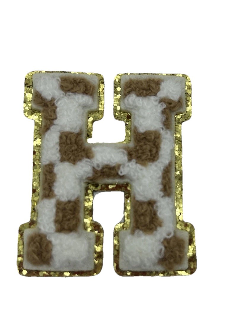 100% Cotton Canvas Tote Bag with Letter H applique 8.5in x 11in x 3in