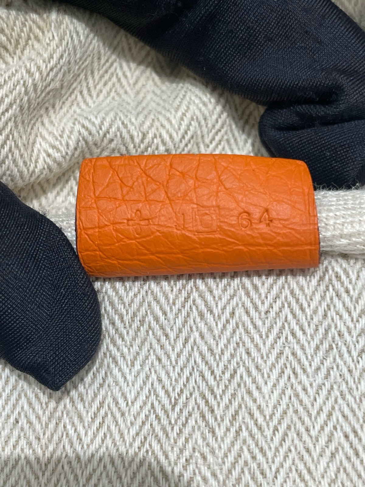 Hermes Pre-Owned Authentic Shoulder Bag Orange 35*20*16cm