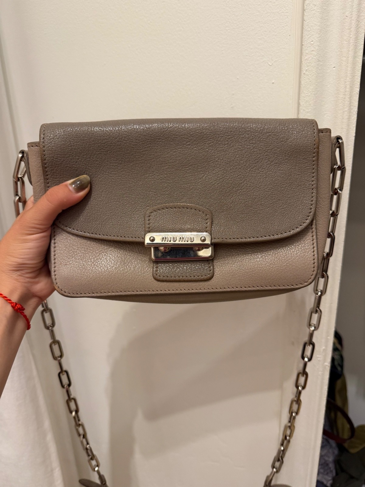vintage miu miu leather bag