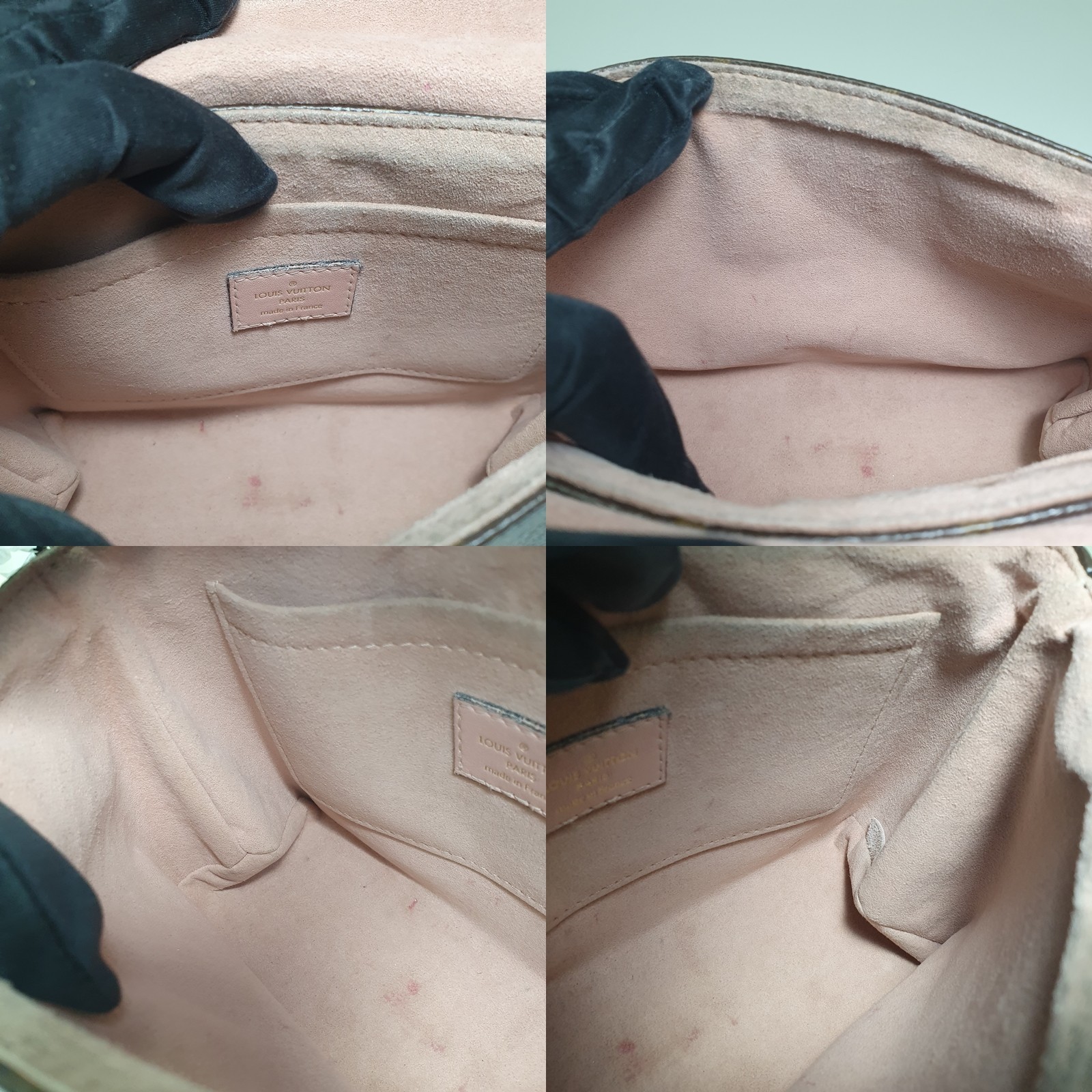 TARIFF FREE Authentic Louis Vuitton Locky BB Monogram Pink M44080 Genuine LF563