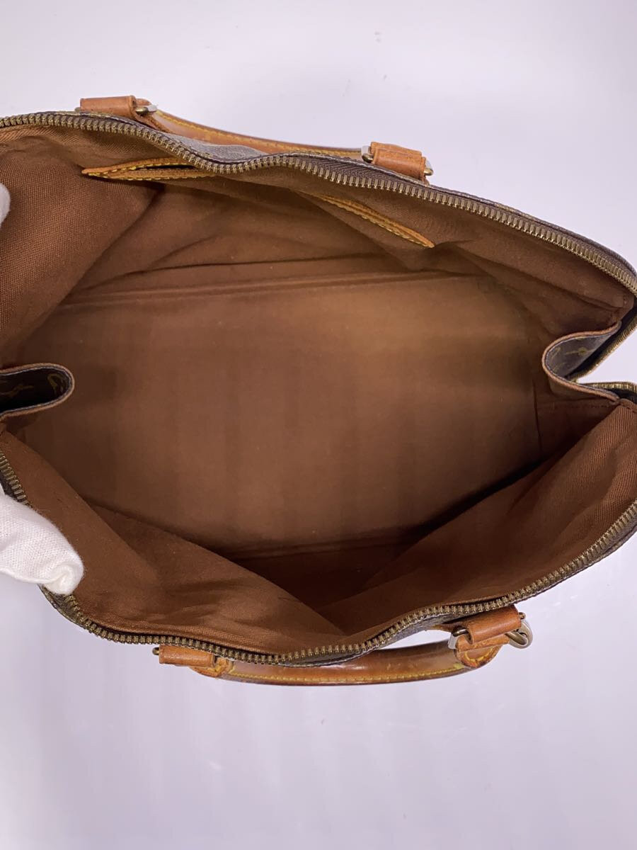Louis Vuitton Monogram Alma Hand Bag Brown M51130 Authentic