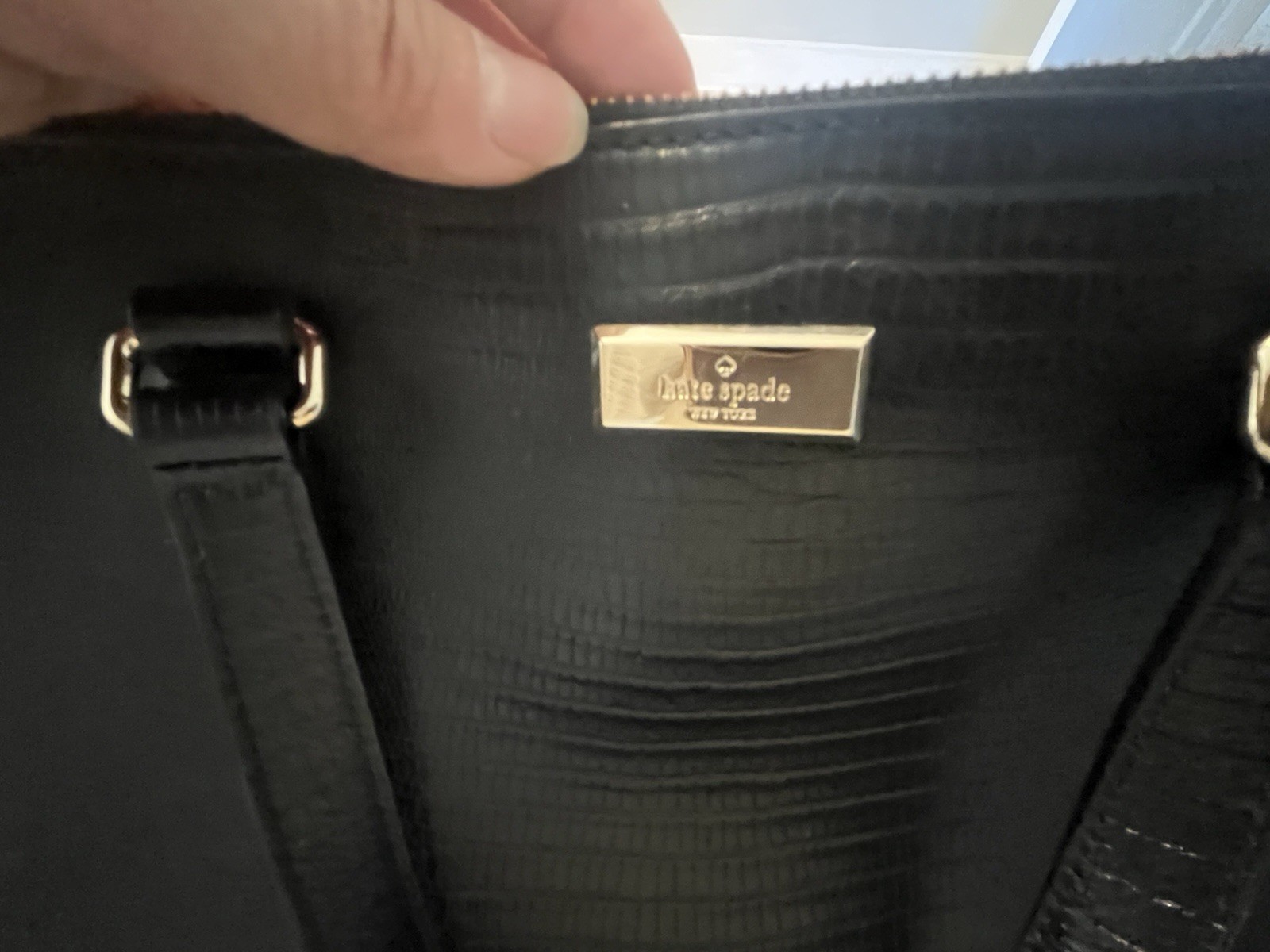 Kate Spade Bristol Drive Loden Lizard Embossed Bag Leather Bag.
