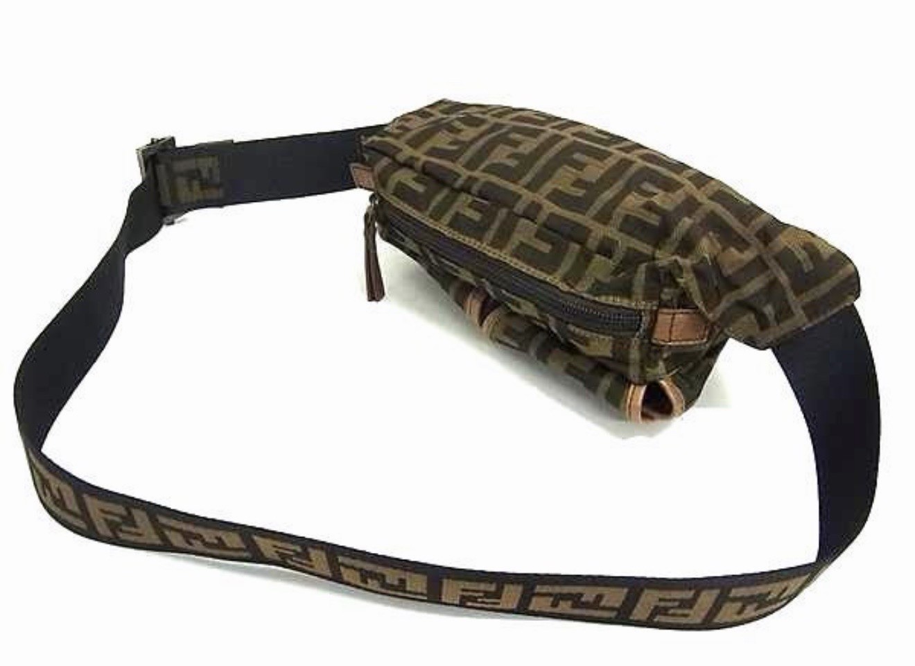 FENDI . Zucca Utility Belt / Body Bag