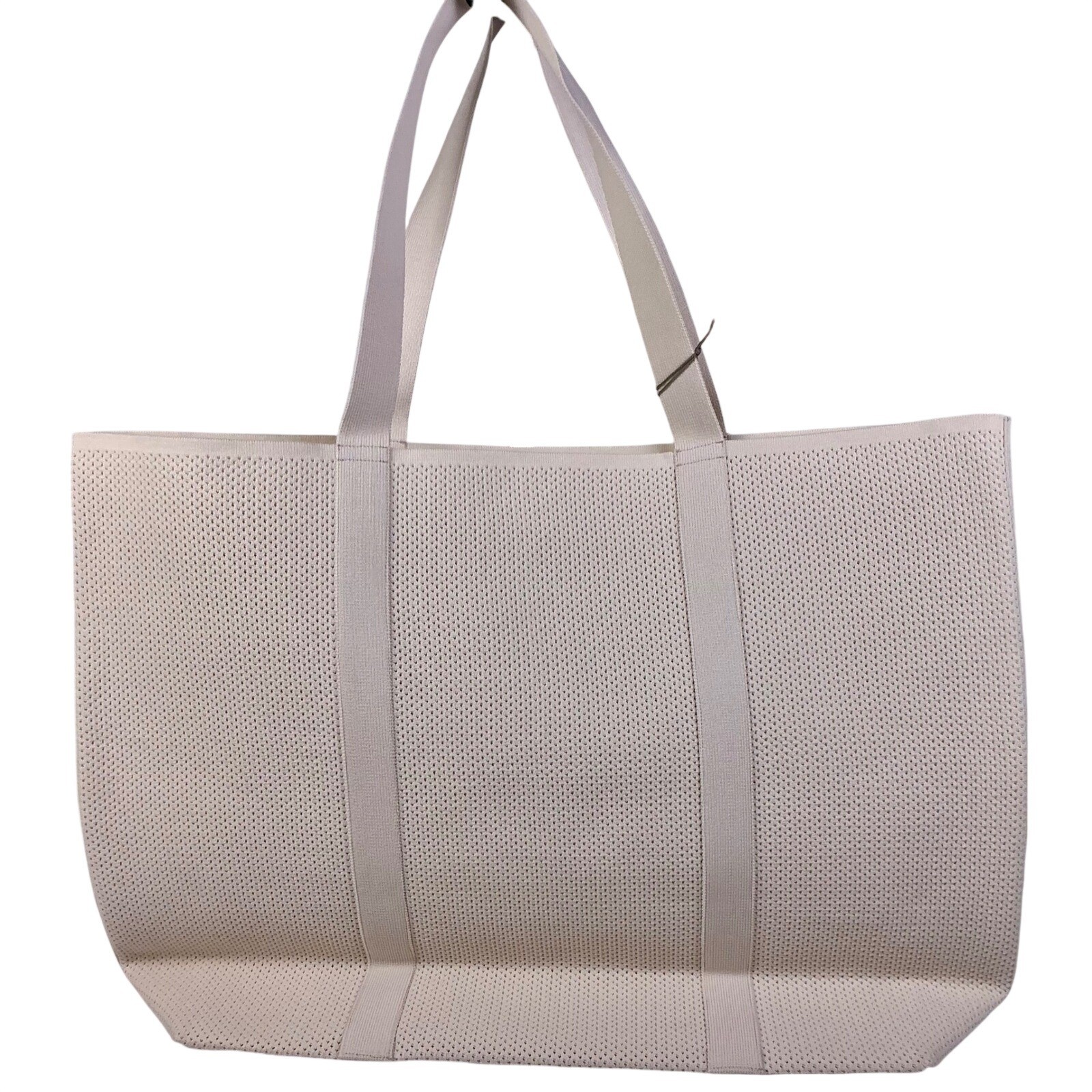 A New Day Oversized Tote Bag Cream Recycled Polyester Mesh XLarge Beach Travel