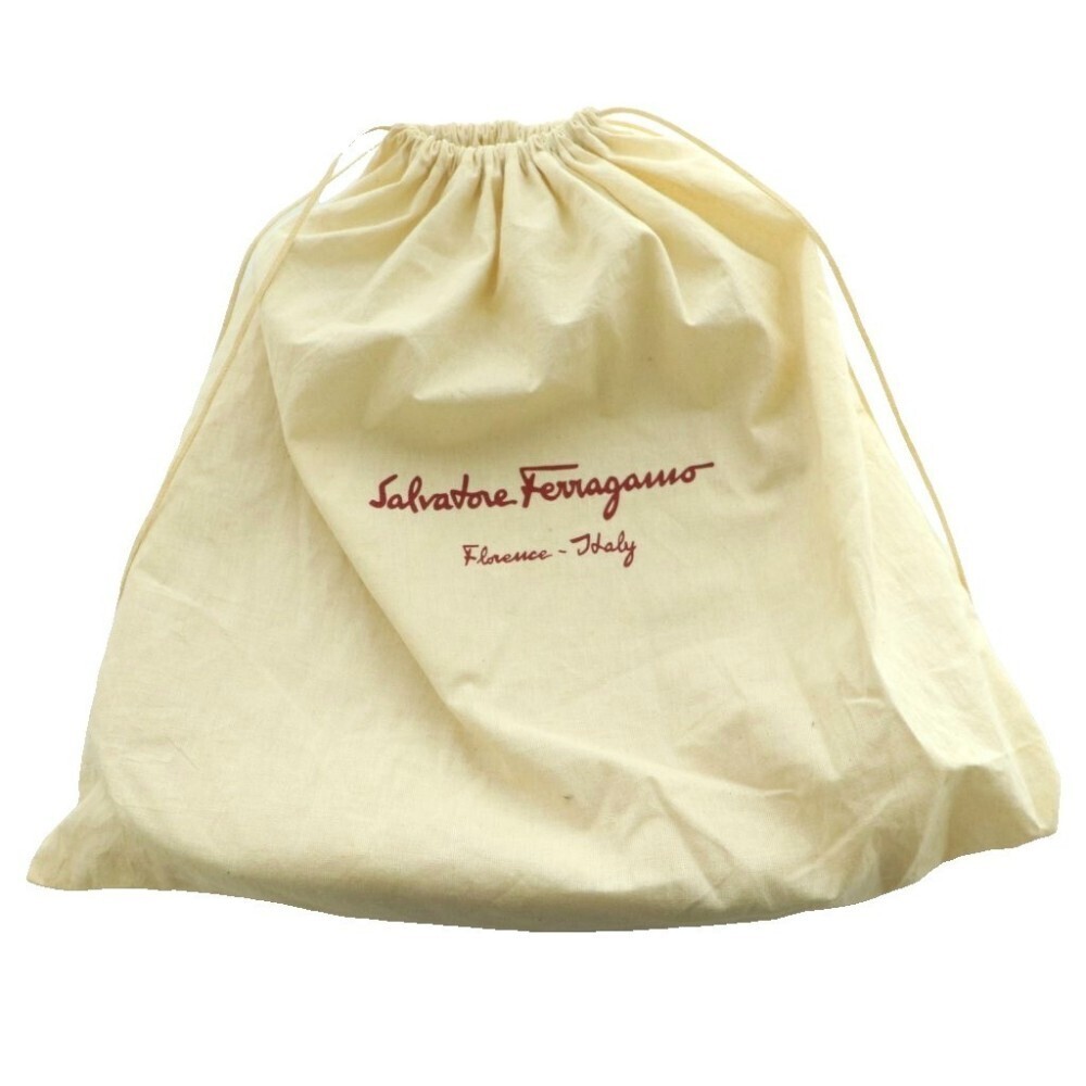 Salvatore Ferragamo Gancini Pink Leather Shoulder Bag Handbag Gold Hardware